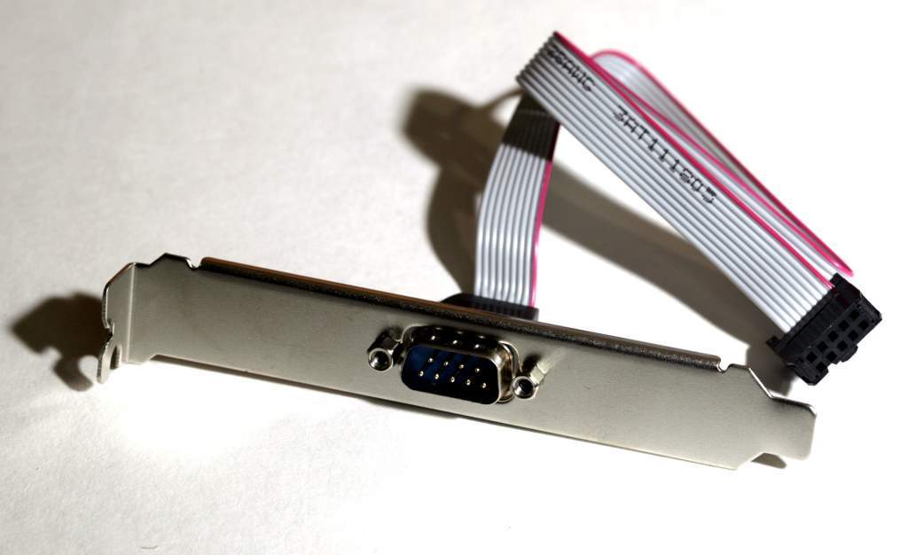 12In DB9 To IDC10 Serial Port Everex Cable Bracket Add DB9 Port AT Motherboard