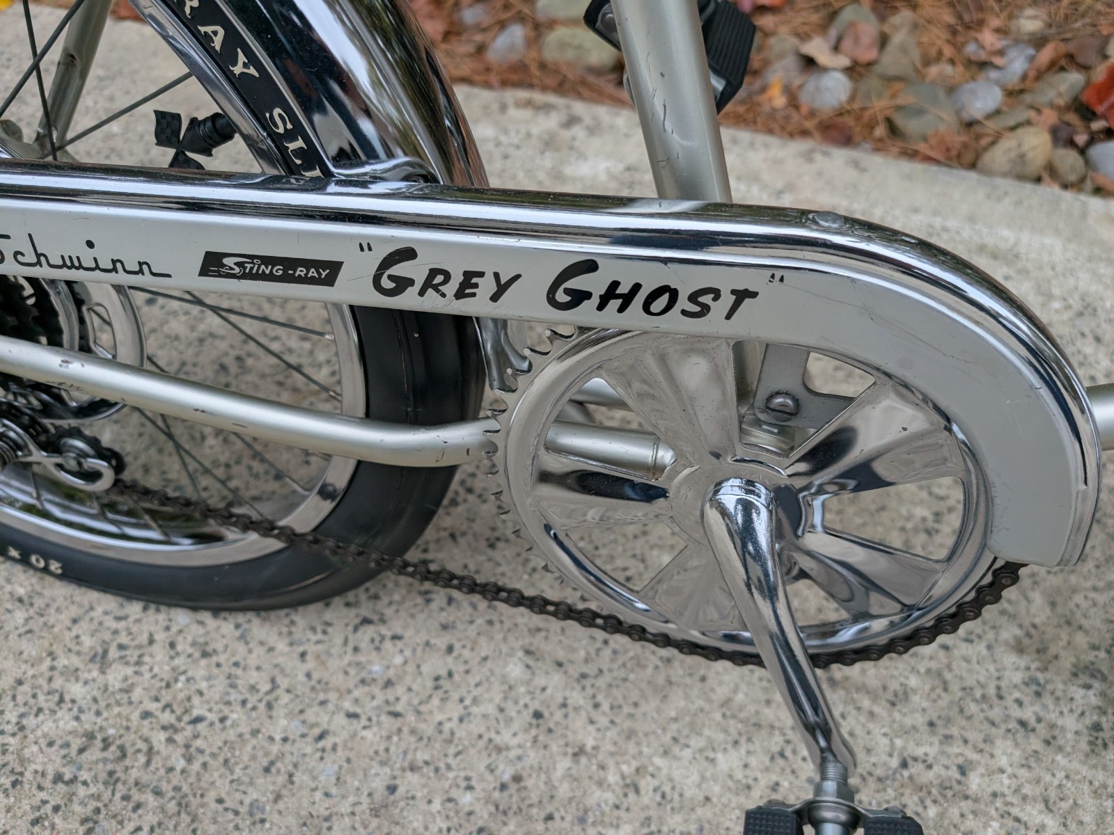 SCHWINN 1971 GREY GHOST KRATE Bicycle 5 speed STINGRAY 20 inch Bike ORIGINAL