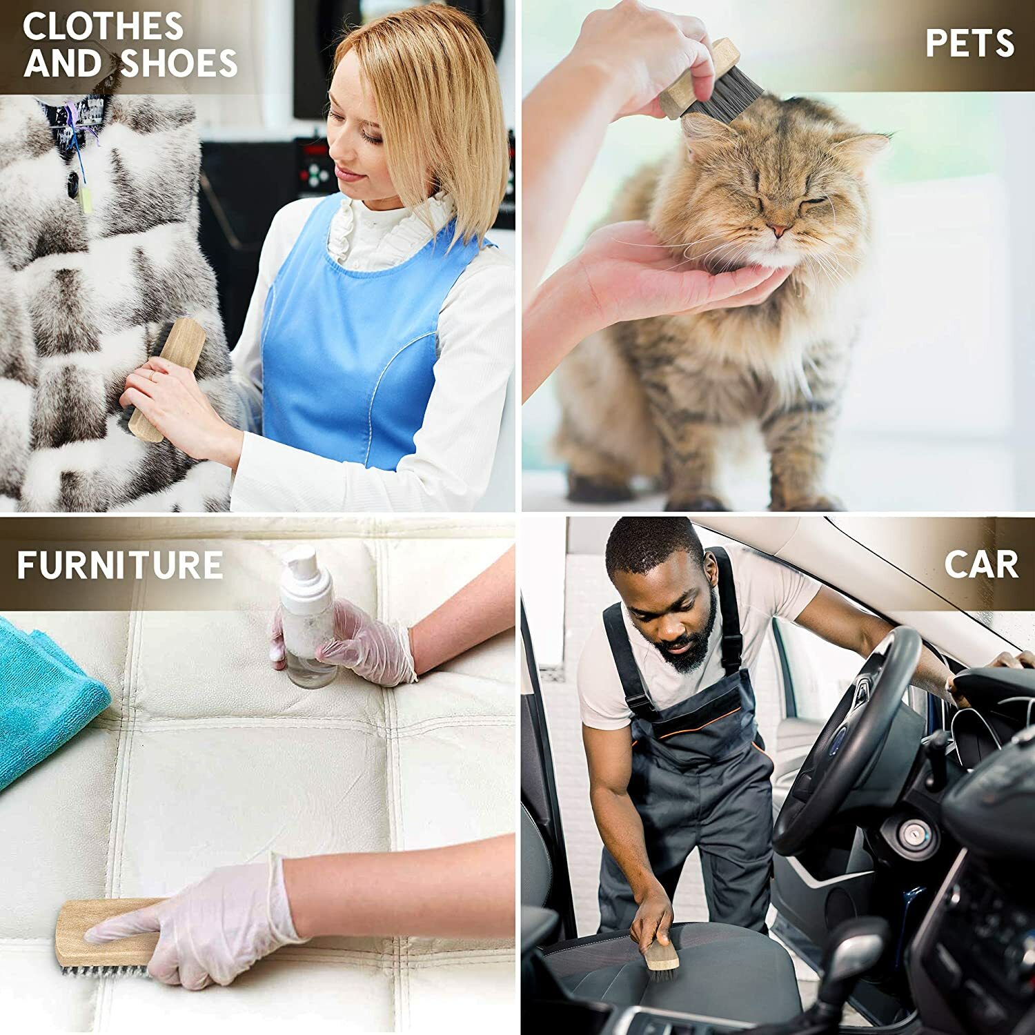 Konex Handcrafted Clothes Brush