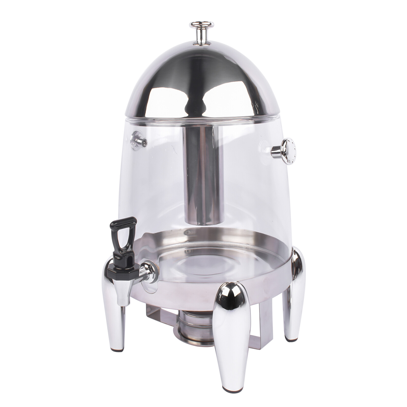Beverage Dispenser for Hot & Cold Drinks with Ice Core and Stand,Coffee & Chafer