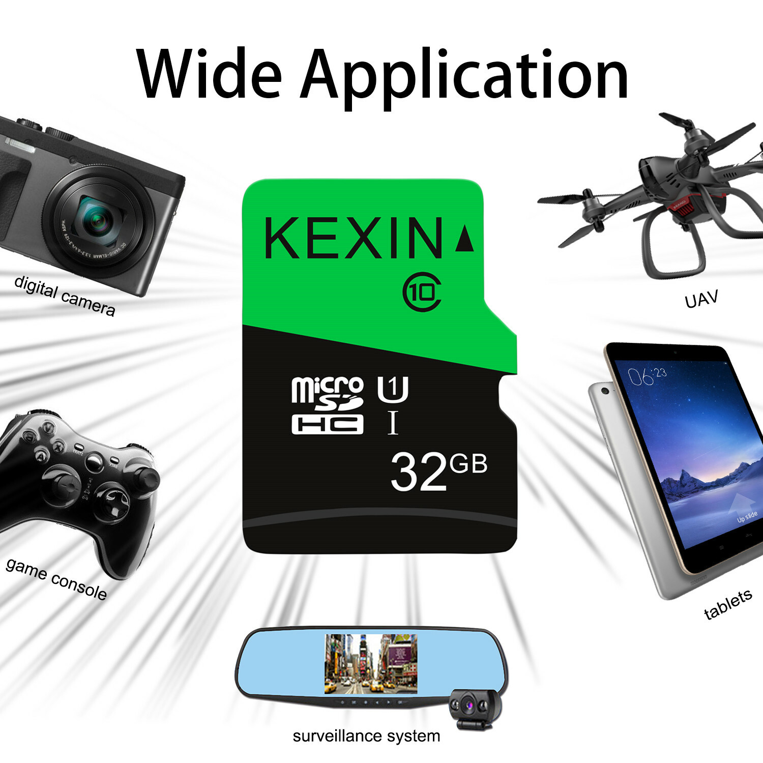 3Pack 32GB Micro SD TF Card SDHC Class 10 Flash Memory Card For Phone Camera