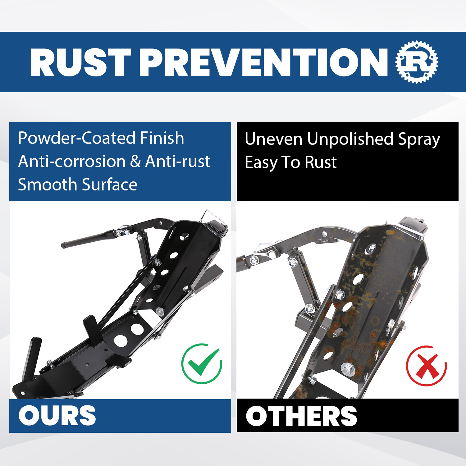 800lb Motorcycle Scooter Carrier 2" Tow Receiver Trailer Hauler Hitch Mount Rack