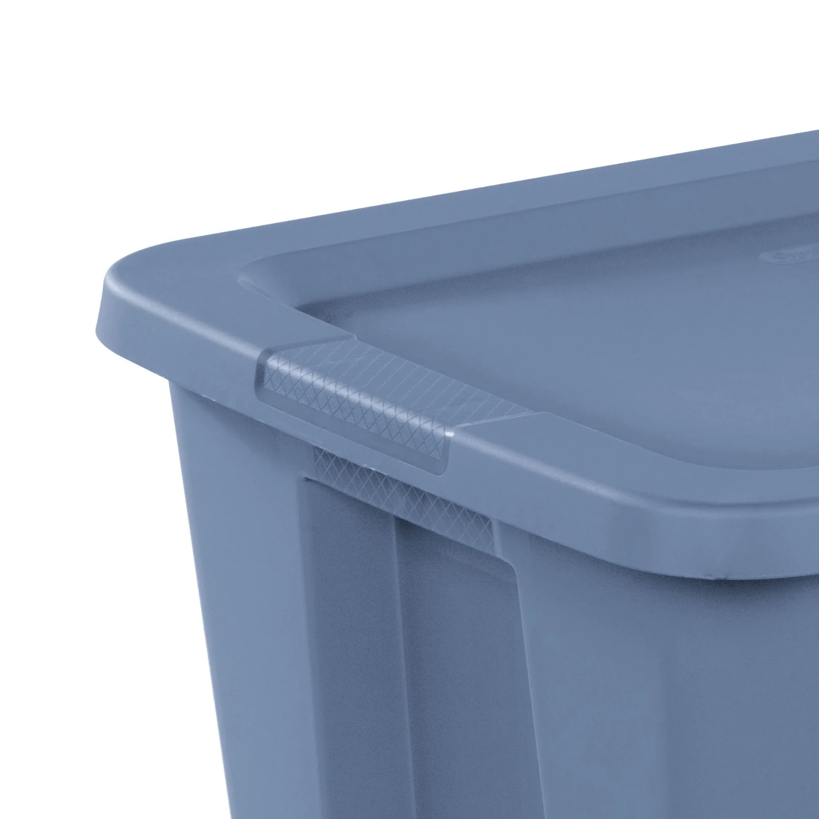 Sterilite 18 Gallon Plastic Storage Tote Bin with Snap-on Lid