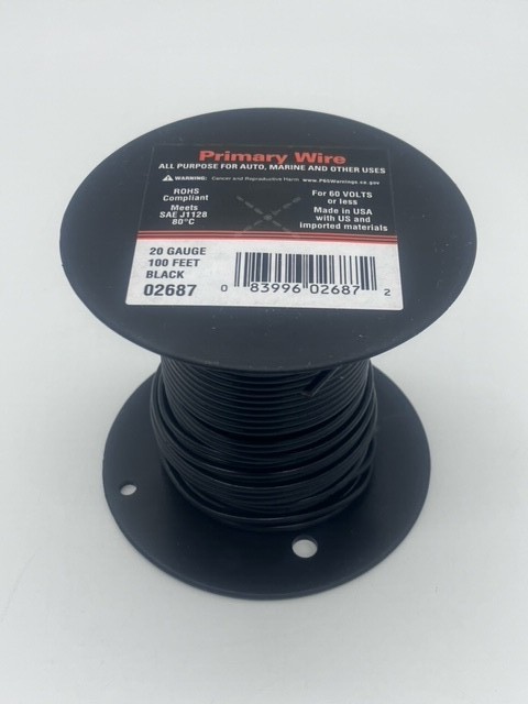 20 Gauge Primary Wire 100% Fine-Stranded Copper USA Made Lot NOT CCA