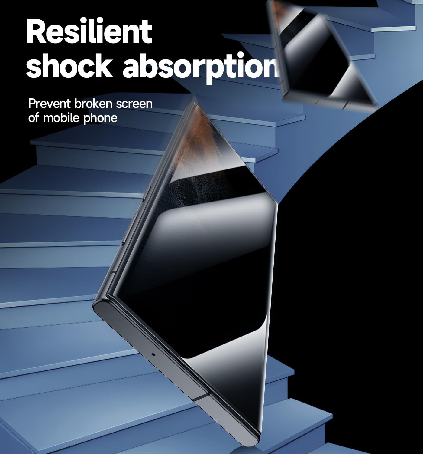 MAGIC JOHN 2-Pack Samsung S22 Ultra Privacy Screen Protector PET Film 6.8"