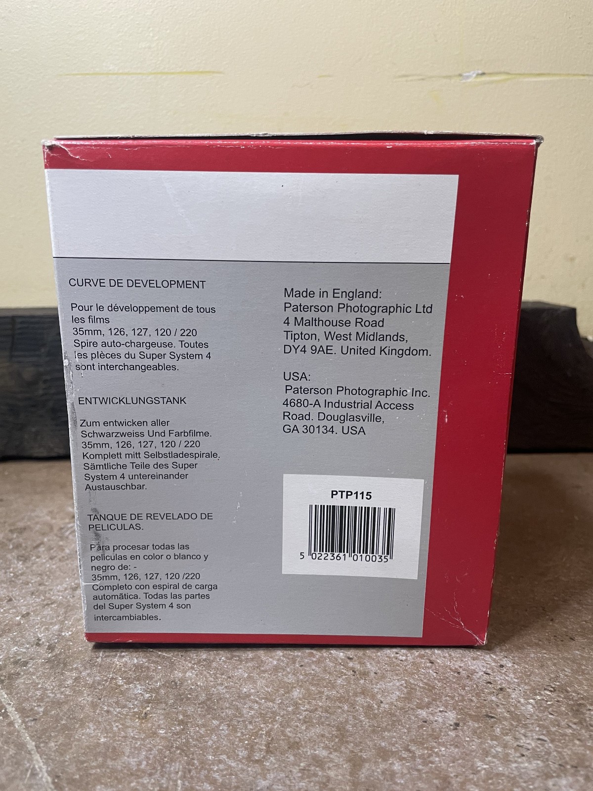 Paterson Super System 4 Universal Developing Tanks 2 Reels NEW