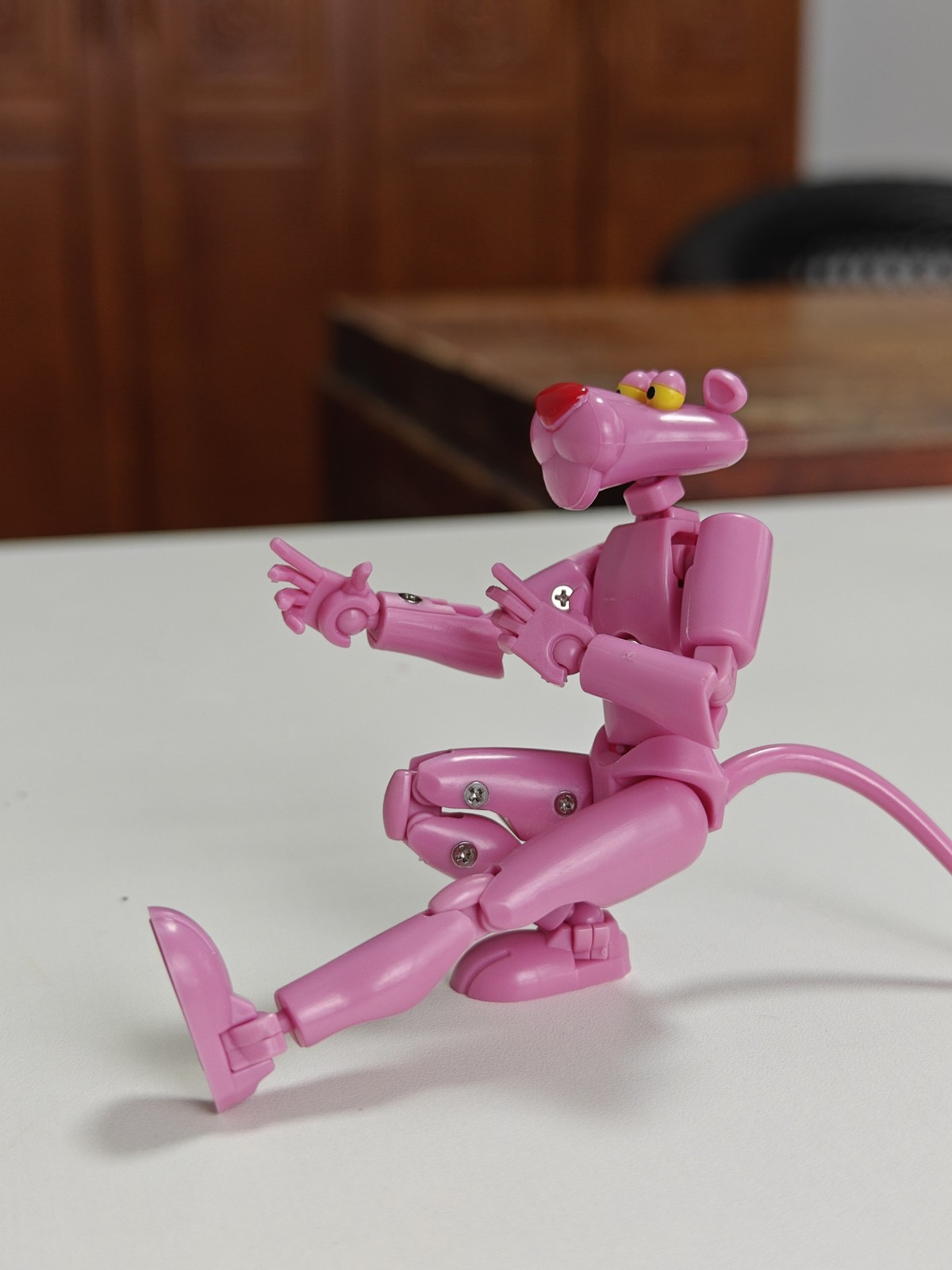 FJ Pink Panther Model Toys Action Figure Collection Hobby Children's Gift