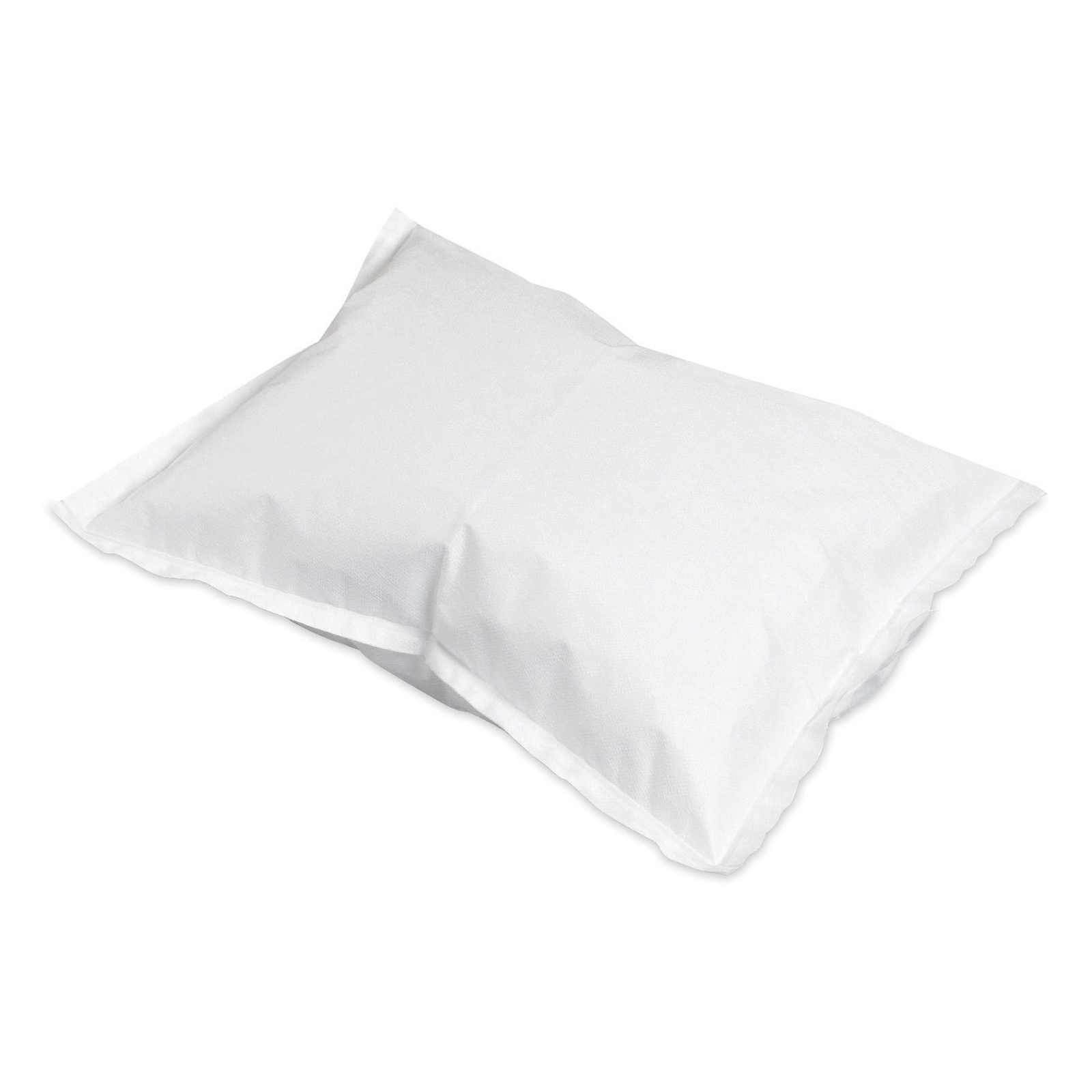 McKesson Pillowcase Standard 21 W x 30 L" Disposable White Tissue / Poly 500 Ct