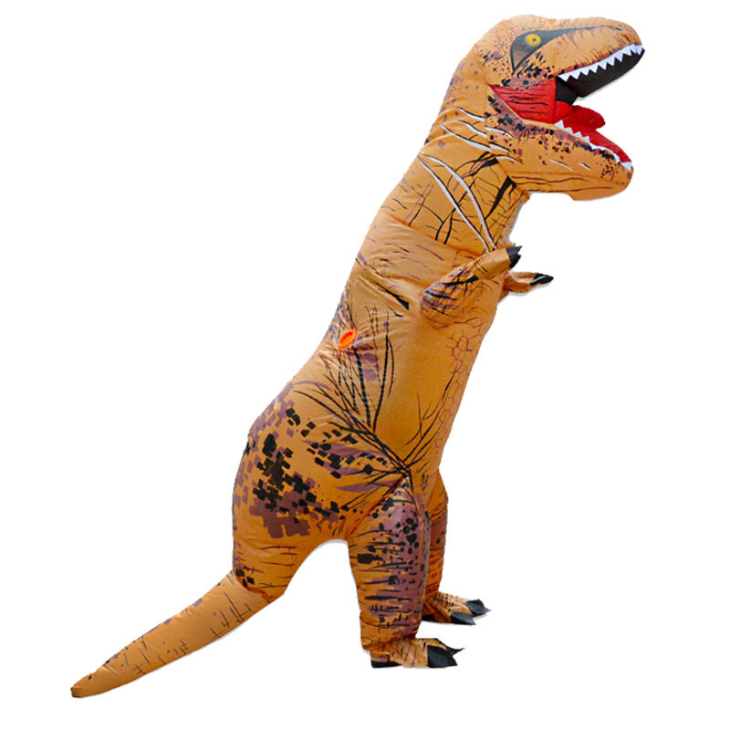 T-REX Dinosaur Inflatable Costume Adult Suit Outfit For Halloween Cosplay Party