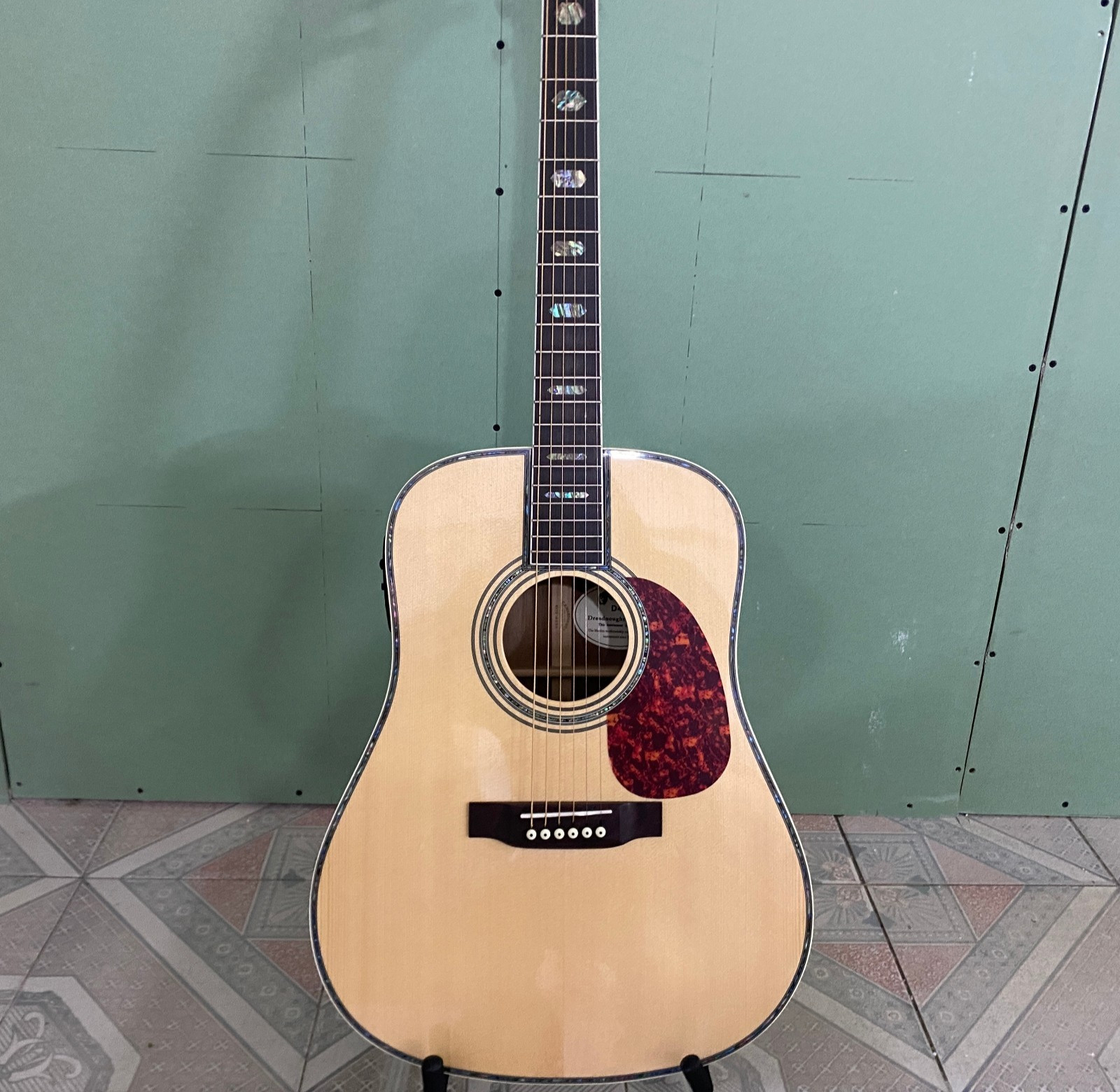 D45 41 inches solid spruce Acoustic guitar with EQ rosewood fingerboard