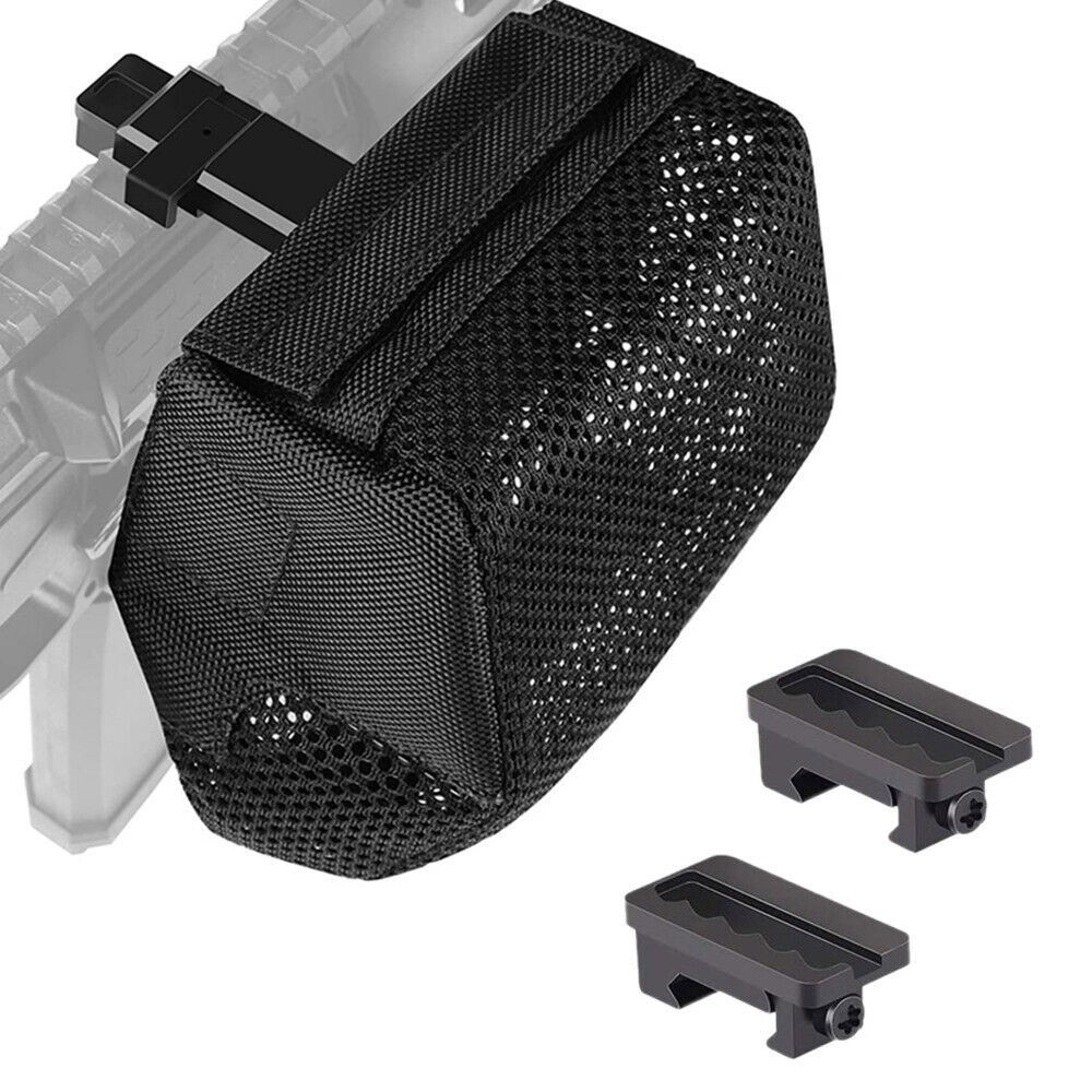 Universal Brass Shell Catcher Net with Picatinny Rail Mount Heat Resistant Mesh