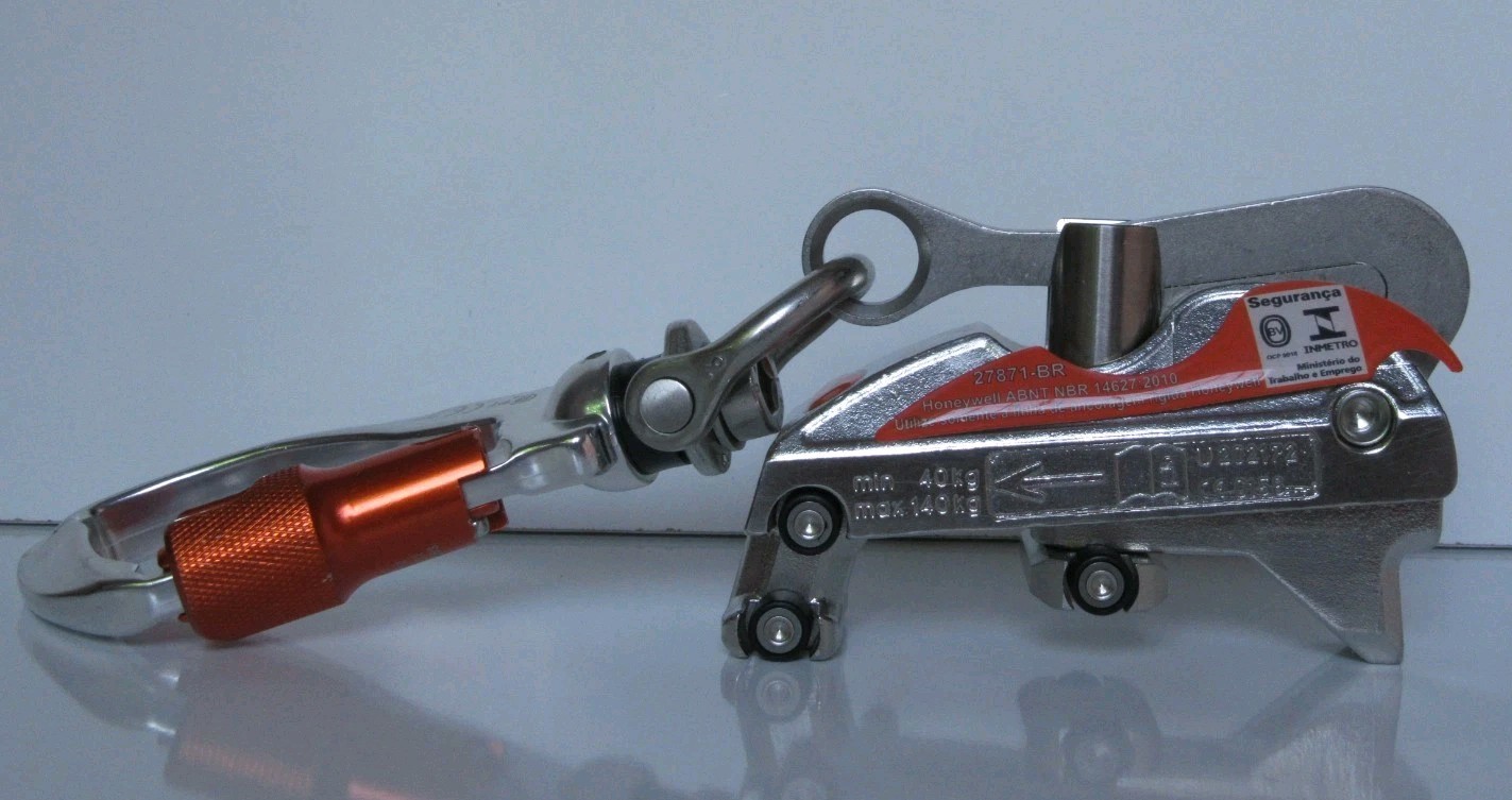 Honeywell Söll GlideLoc Fall Arrester 27871-BR Safety Shunt w/ Carabiner - Exc