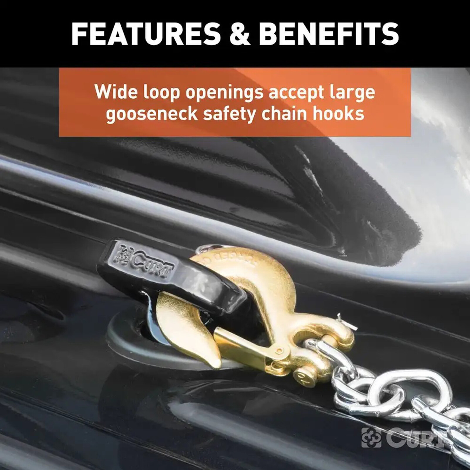 Curt 38K OEM Puck System 2-5/16" Ball Gooseneck Kit for Ram 2500 3500 60638