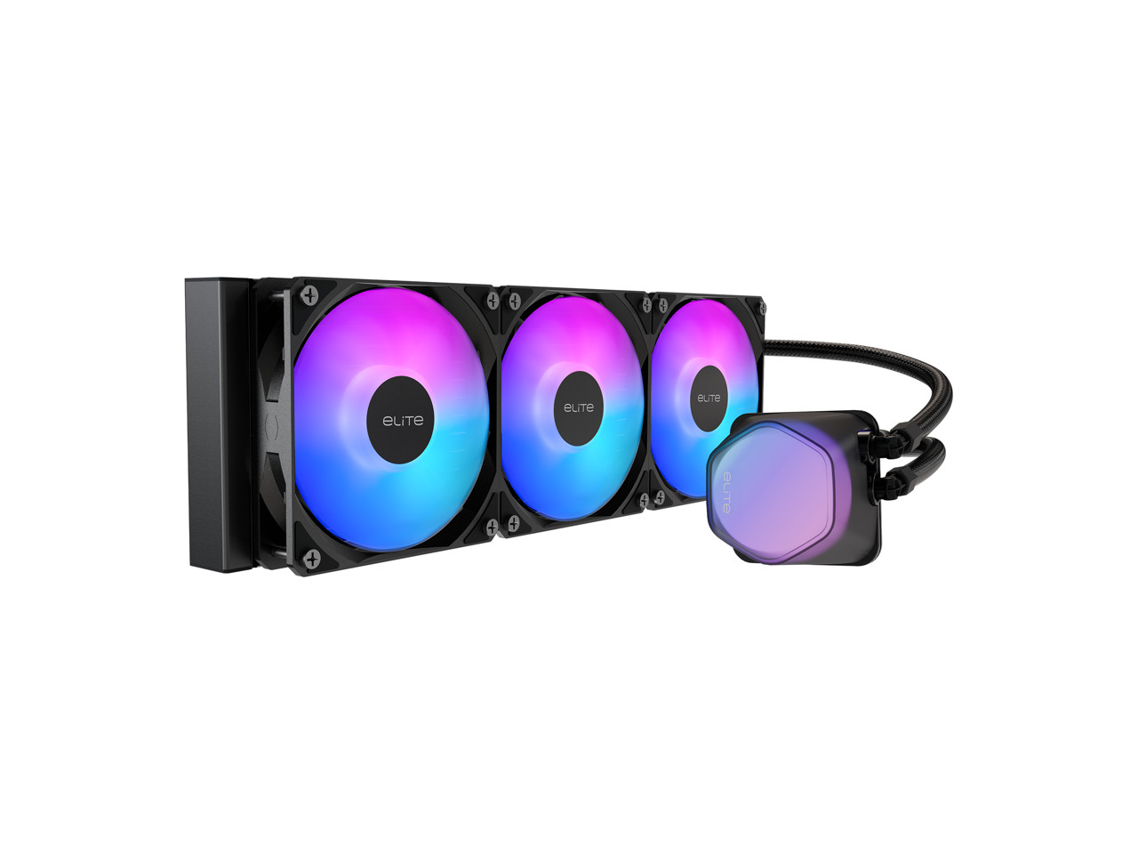 Cooler Master MasterLiquid ML360R Addressable RGB AIO CPU Liquid Cooler, 36 LEDs