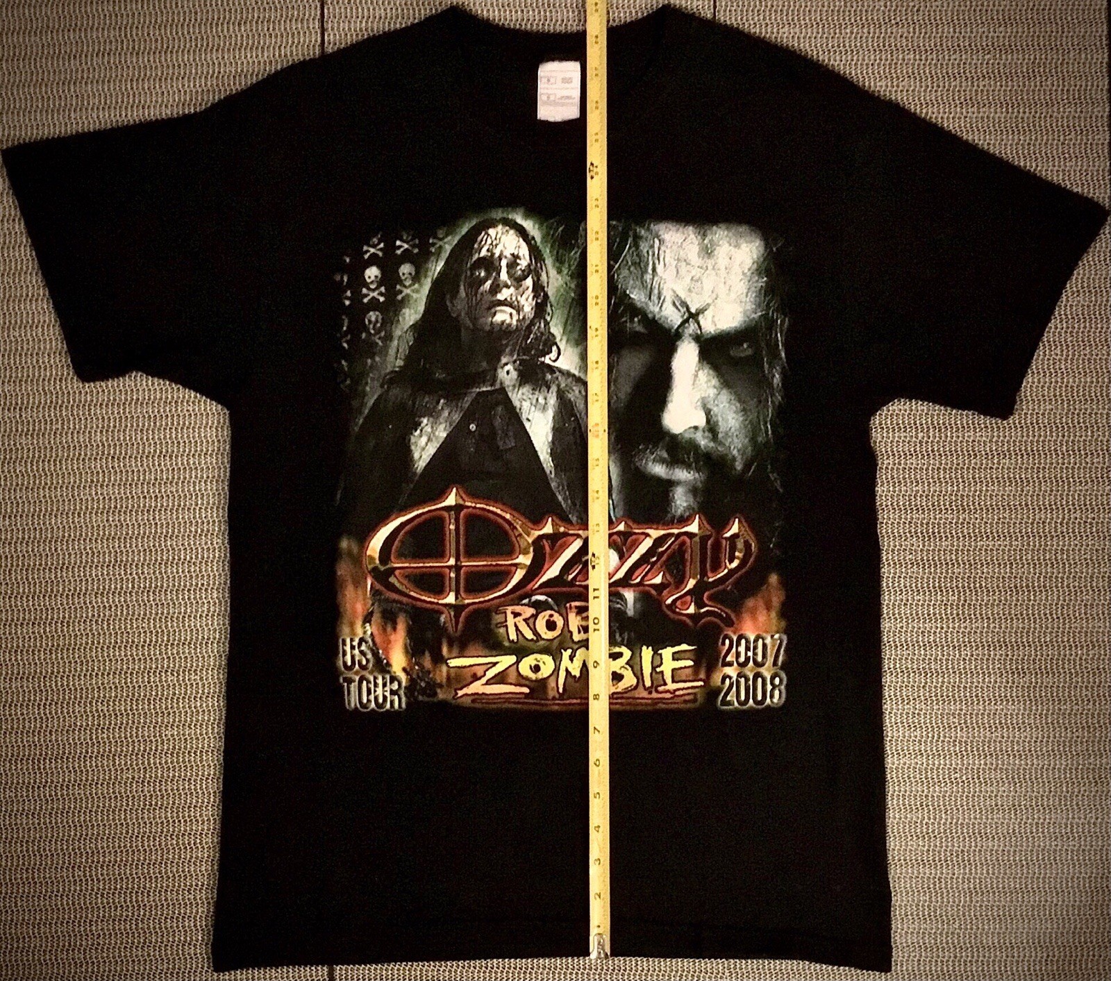 ozzy OSBOURNE-official-{UNWORN w/tag}-OZZFEST tour shirt-Large-DOUBLE sided-RARE