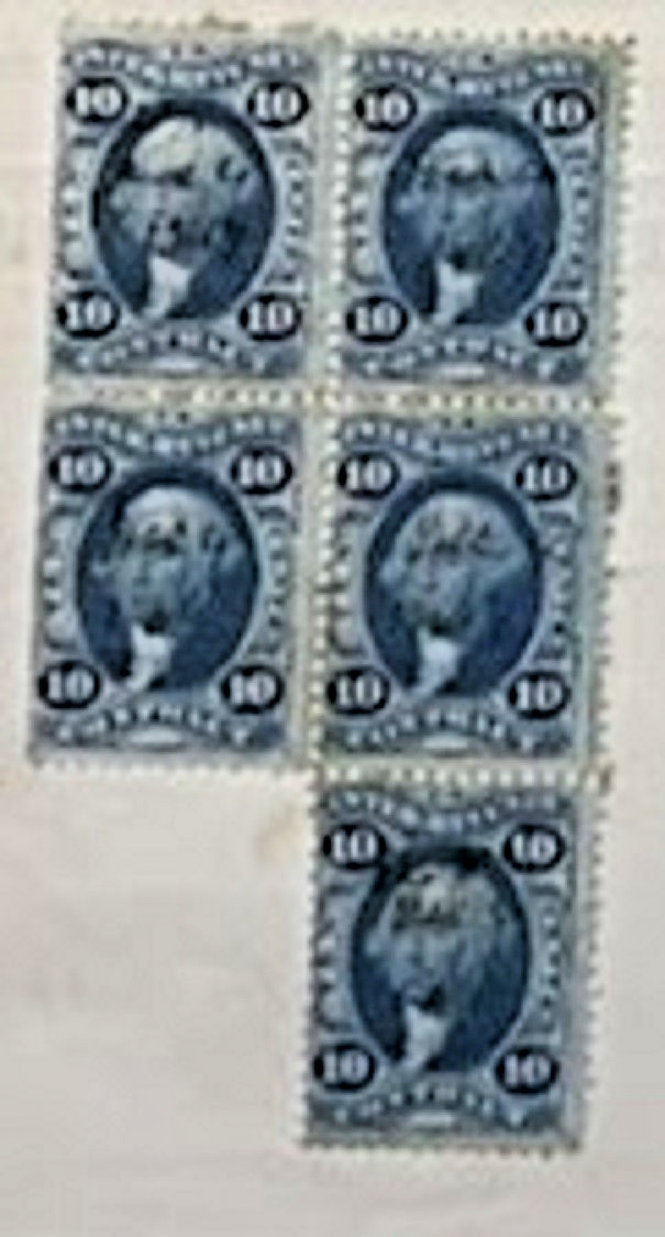 1867 FULTON COUNTY NH MORTGAGE WITH STAMPS