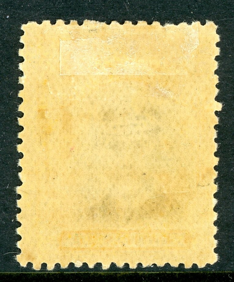 Rhodesia 1913 British KGV 3p Blk & Org Yel Head Die 2 Perf 14 SG #223 Mint S300