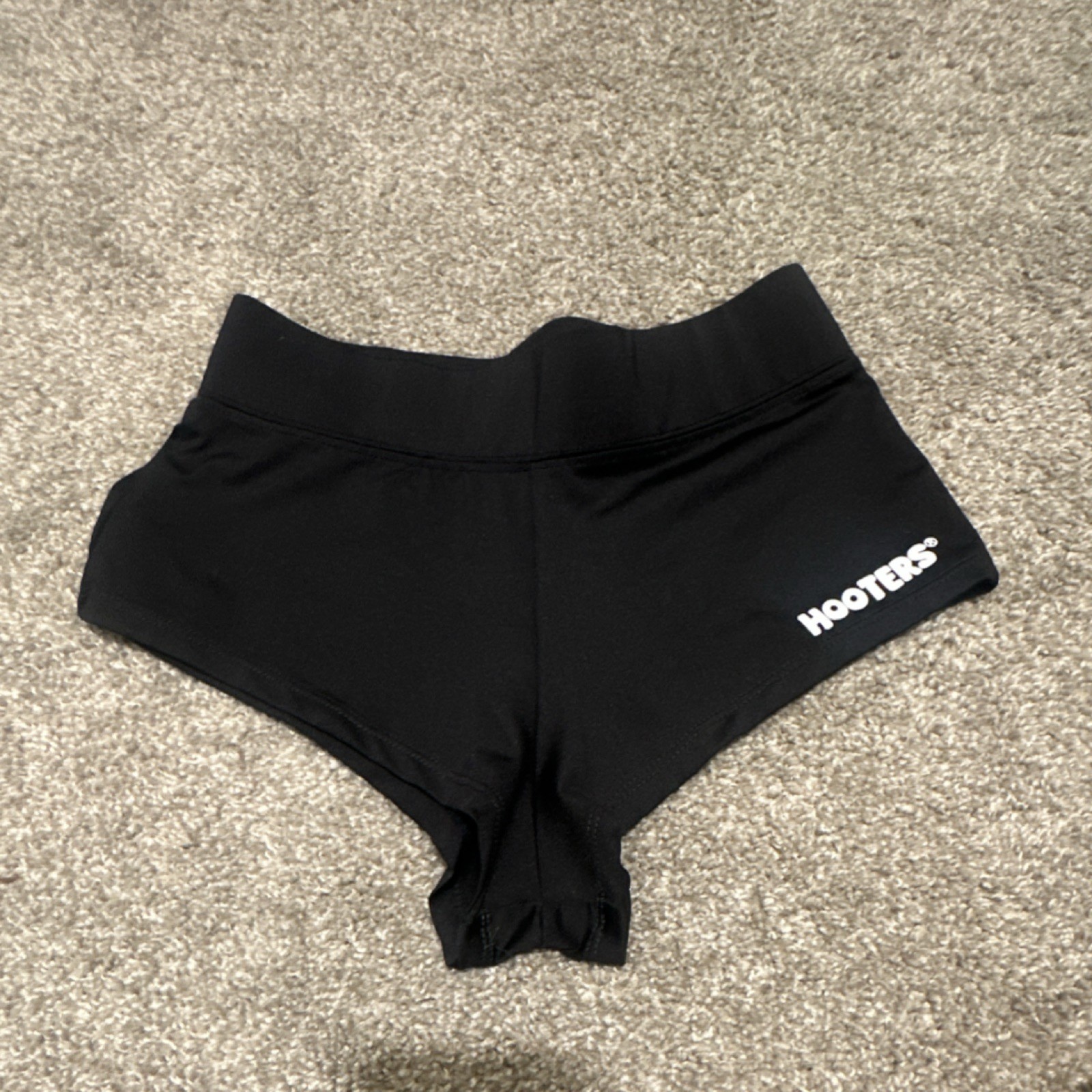 Hooters Black Sexy Women's XS Thong shorts