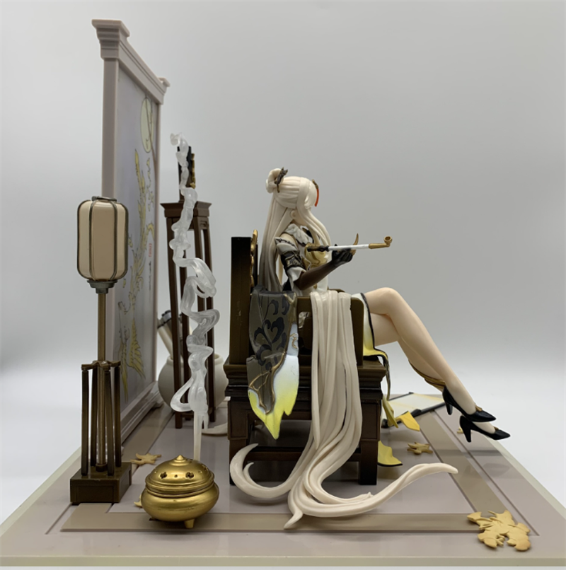 Anime Genshin Impact Ningguang Cosplay PVC 27cm Figure Model Statue Toy Gift