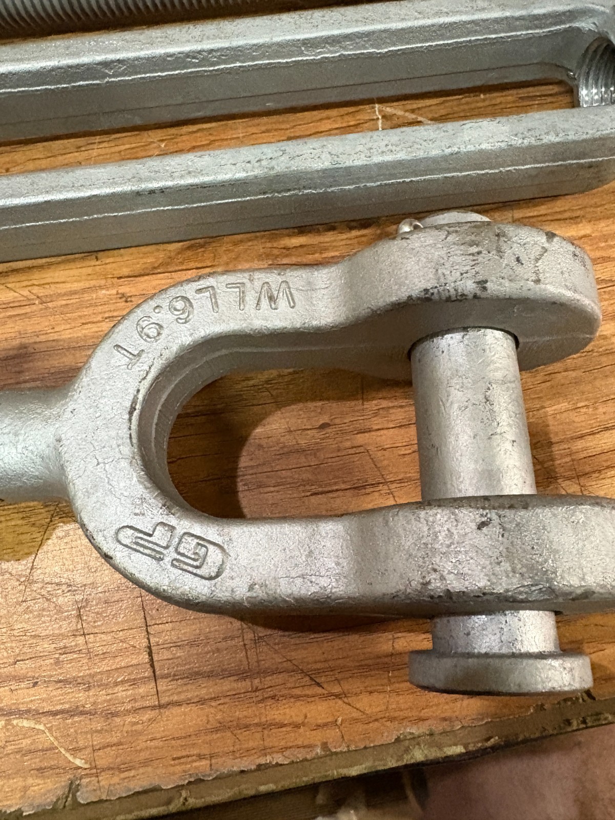 Green Pin Turnbuckle 1 ¼” x 18” GP WLL 6.9T, G-6315 eye-jaw end-fitting 6.9 Ton