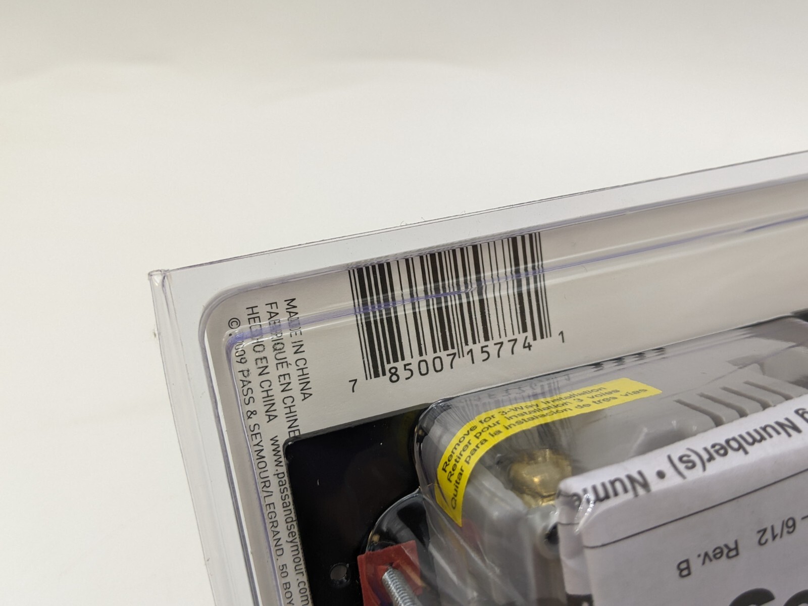 Pass Seymour Legrand LS603PWV Decorator Preset Slide Dimmer 1P 3 Way 600W 120V