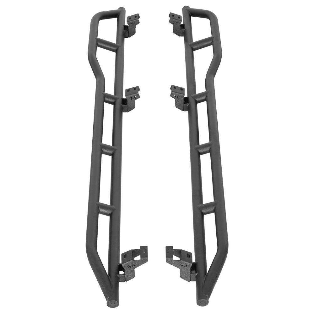 Fit 2007-2021 Toyota Tundra Crew Cab 4-door 2Pcs Steel Tube Slider Rocker Guards