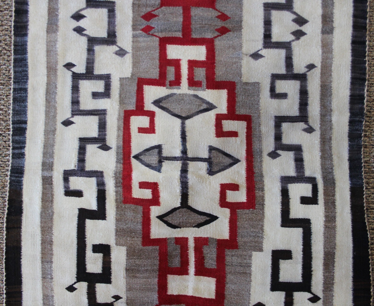 Vintage 1920 Navajo Rug Crystal Trading Post. GREAT ART!!