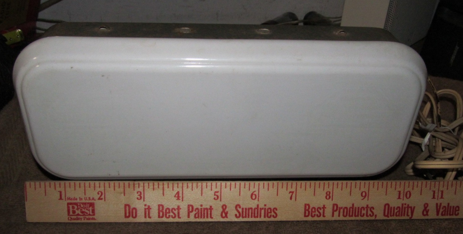 Vintage American Sign Lighted Cash Register Advertising Sign, Blank, Works