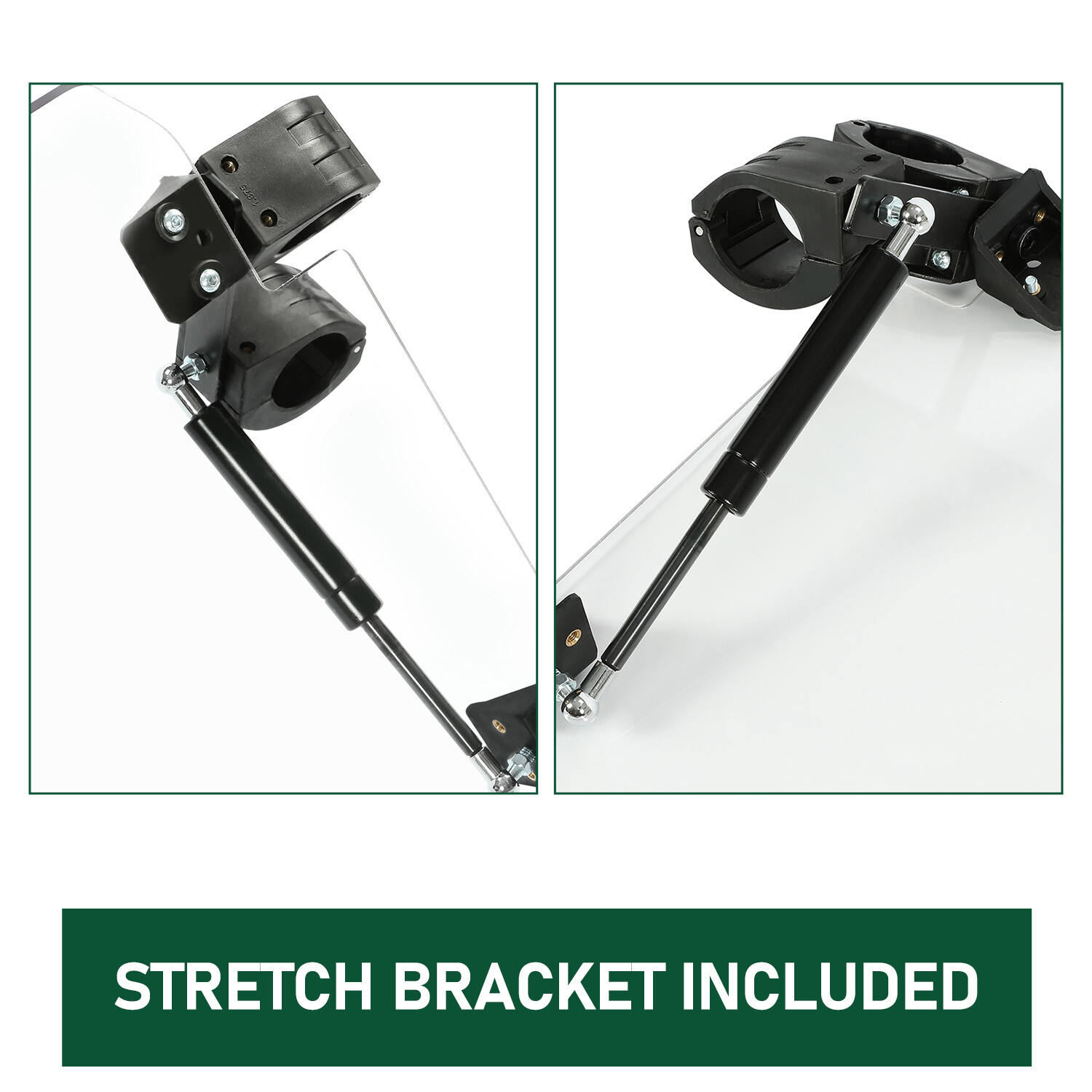 For 14-18 Polaris RZR 900/ XP 1000/ XP 4 1000 Scratch Resistant Flip Windshield