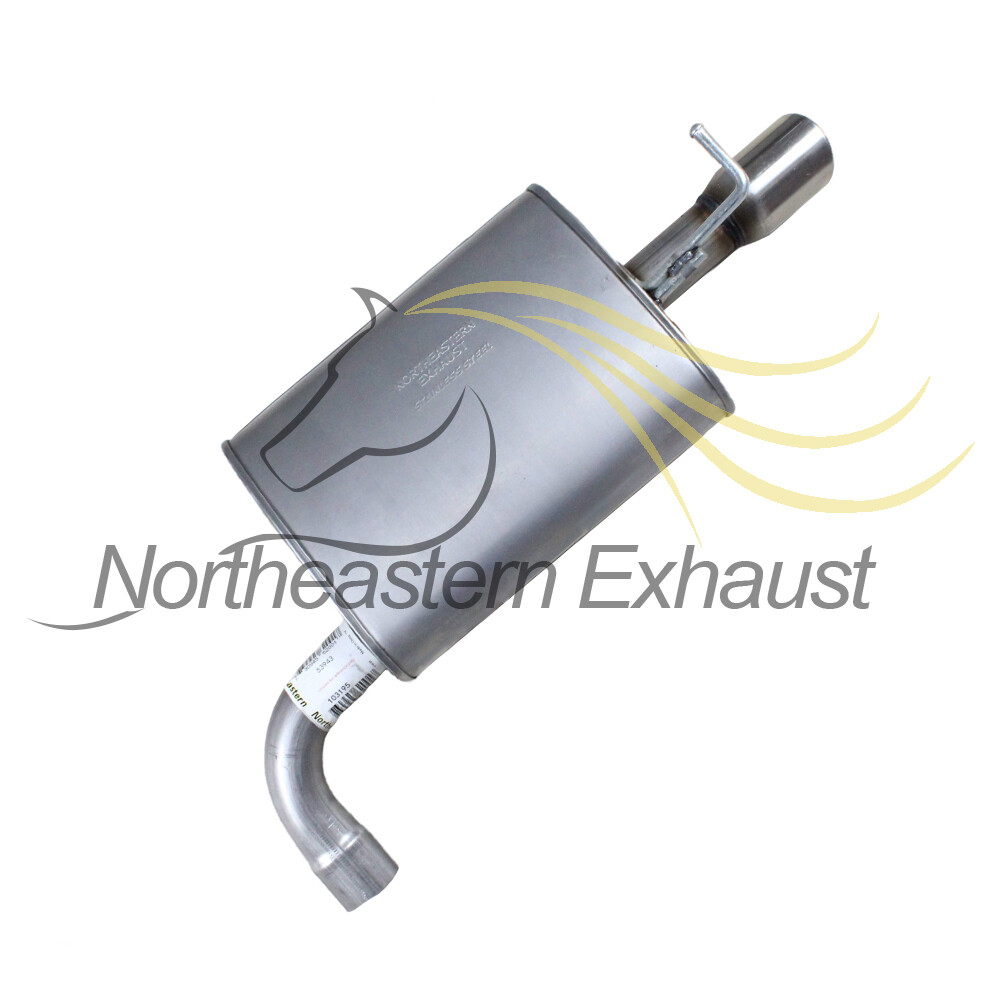 Stainless Steel Pair of Muffler Exhaust kit fits: 2011-2015 Ford Explorer 3.5L