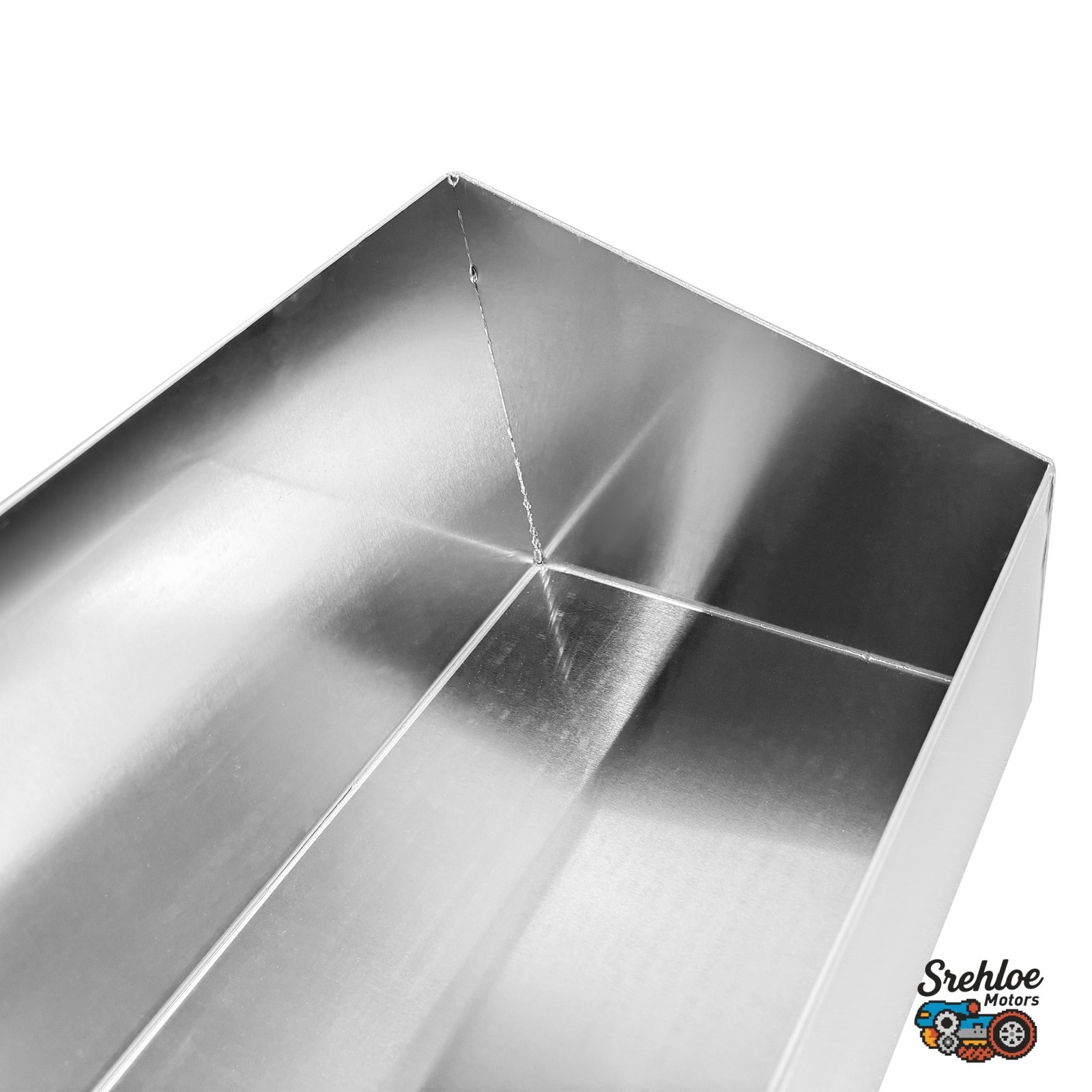 Aluminum 4 Gallon Shelf Storage Holder Trailer Garage Accessory Organizer Silver