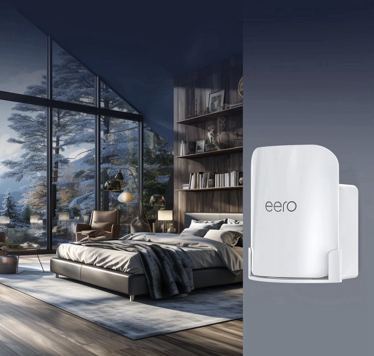 Wall Mount for eero Pro 7 Tri-band Mesh Wi-Fi 7 Router