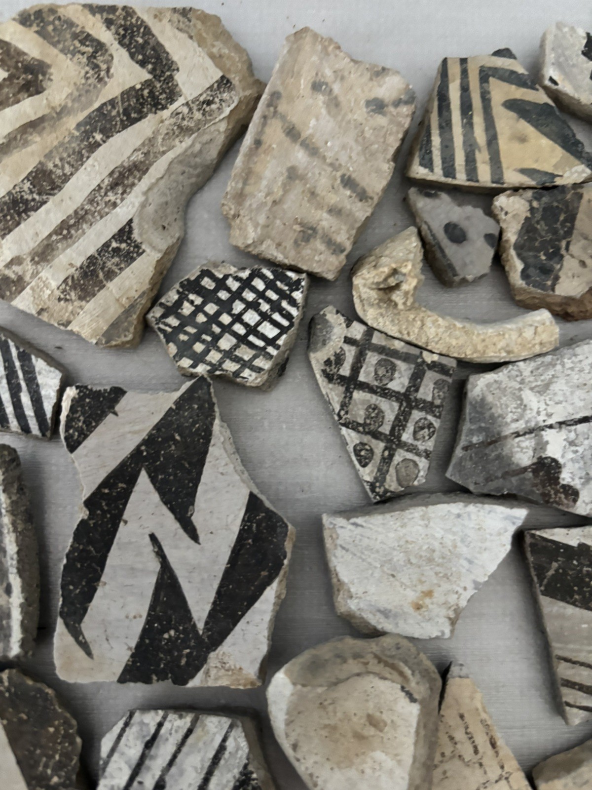 30+ Ancient Anasazi Native American Pottery Shards Arizona L8-E FREE SHIP