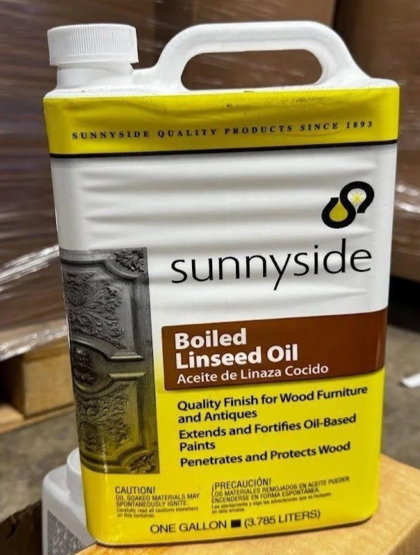 (1) One Gallon ~ Sunnyside 872G1S Boiled Linseed Oil ~ Wood Furniture Finish