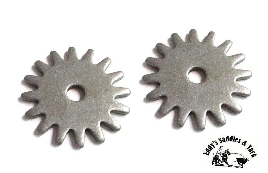 Rock Grinder Spur Rowels1-1/4" Raw Oiled Steel Sold in Pairs New Eddy's Tack