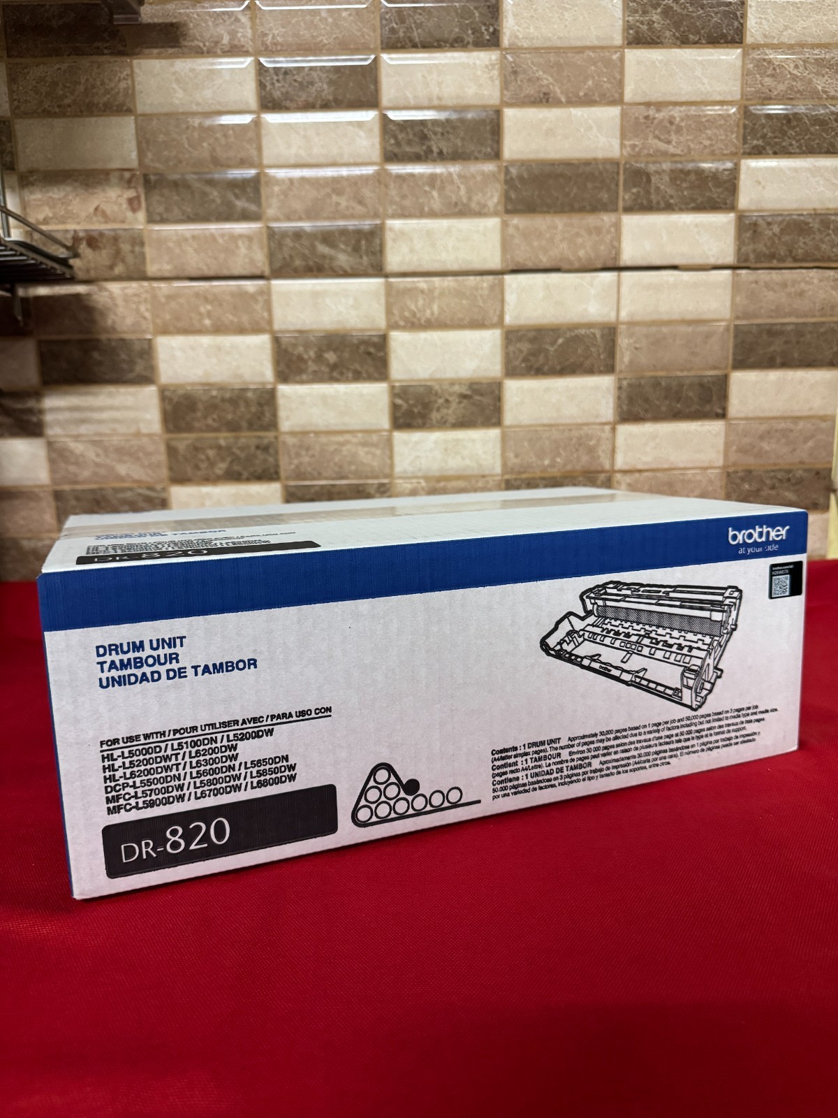 Brother DR820 Drum Black