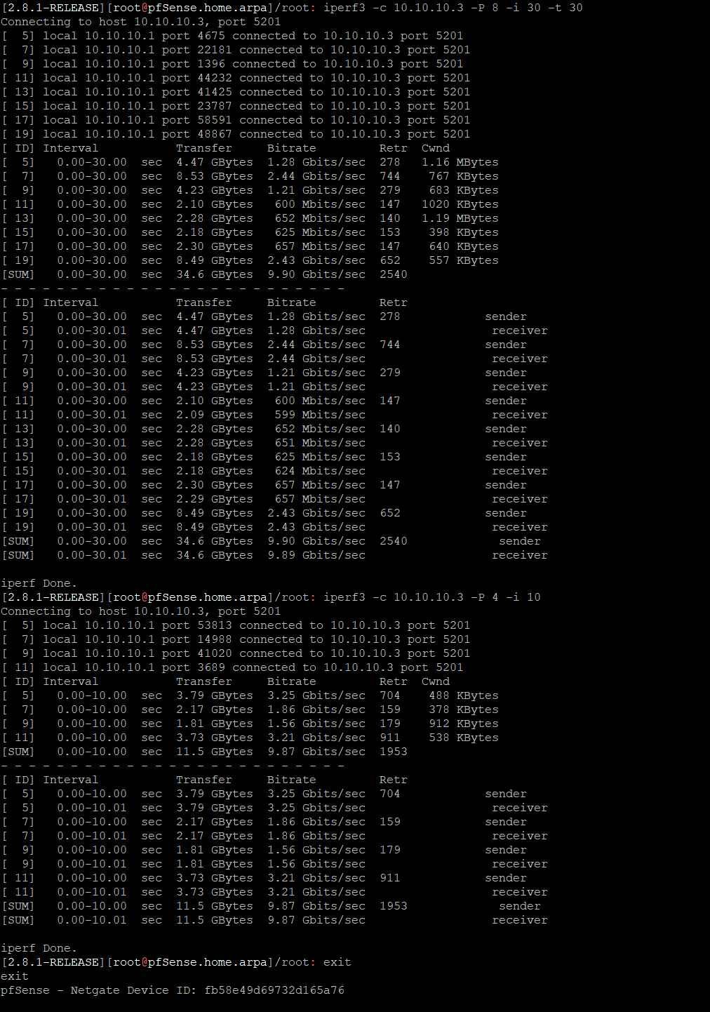 10GbE pfSense Firewall VPN AES QAT 4-Core Atom C3558 2.20GHz 8GB DDR4 128GB SSD