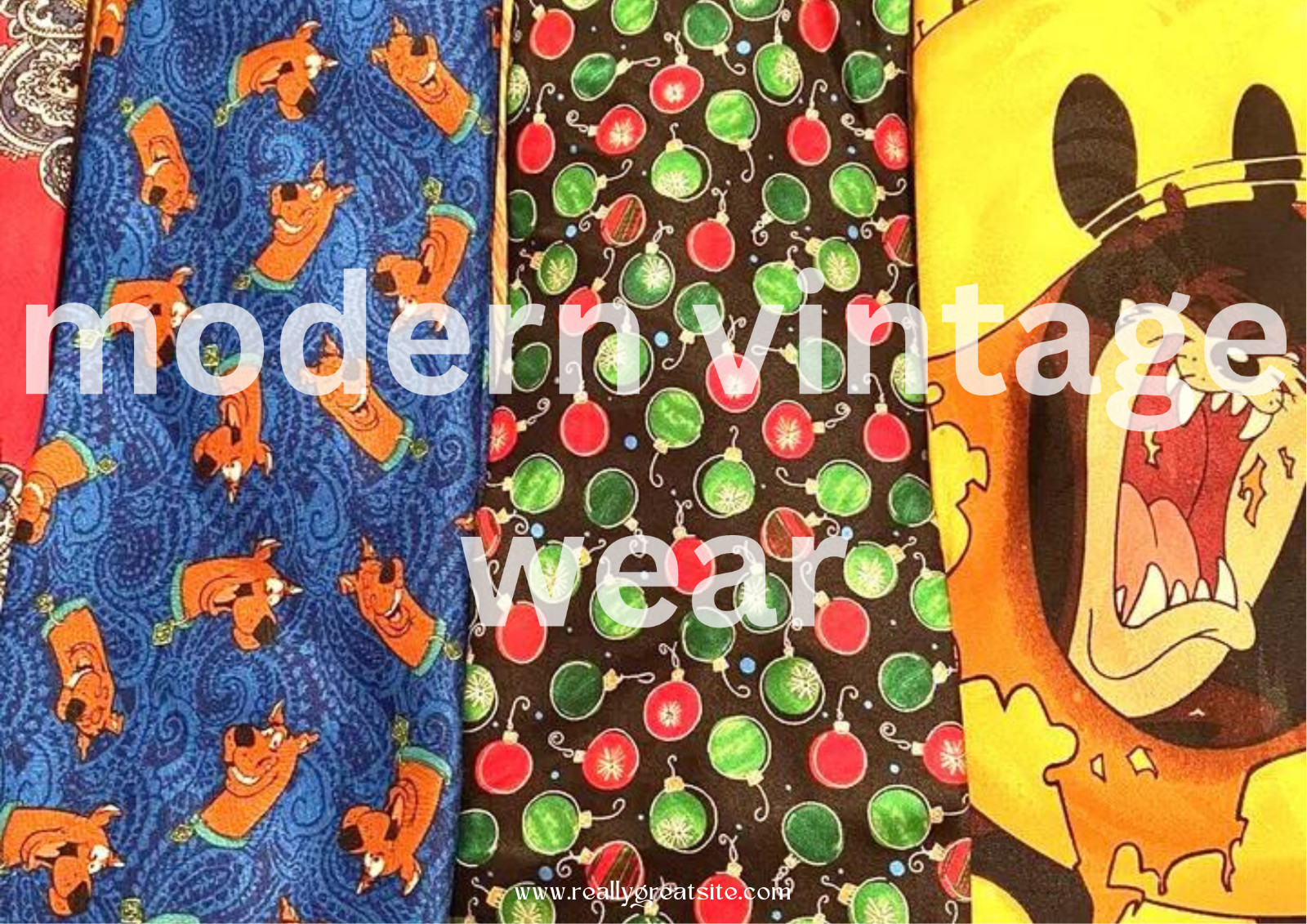 100 Pc Mens Novelty Neckties Lot Sport Looney Tunes Food XMas Cartoon Mix