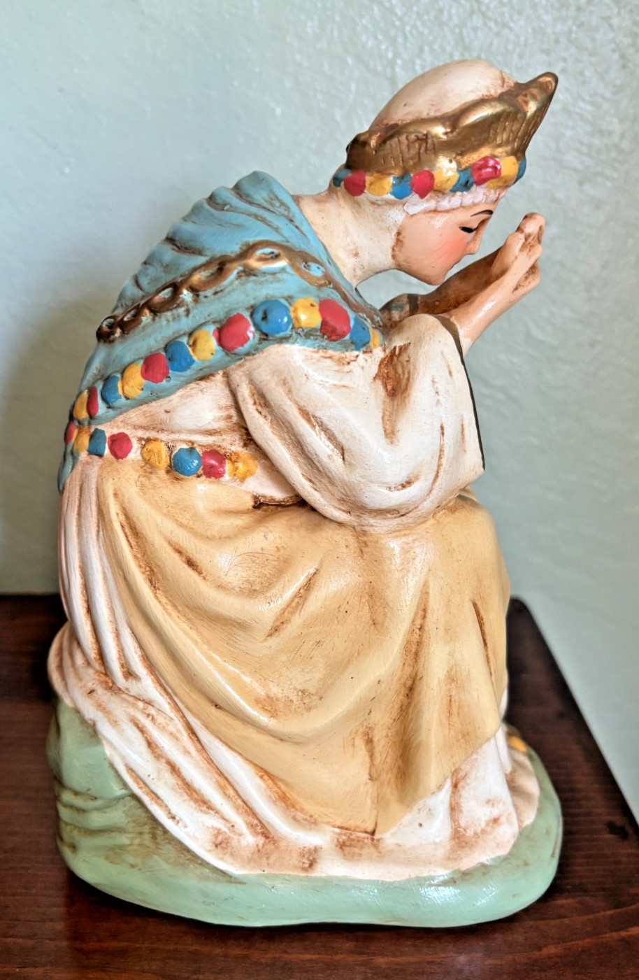 OUR LADY OF LA SALETTE RARE VINTAGE STATUE