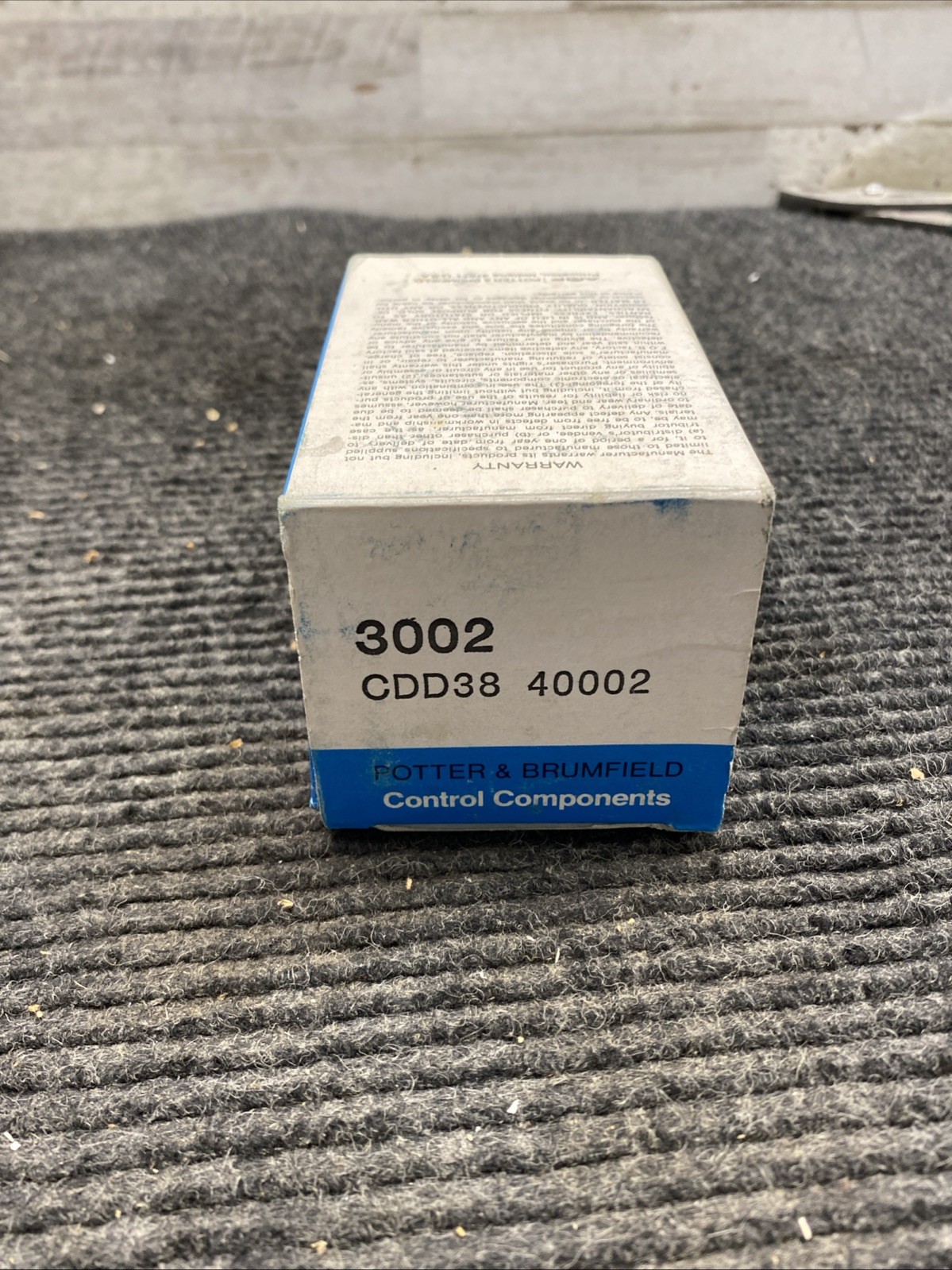 Potter Brumfield CDD-38-40002 Plug-in Time Delay Relay 120v-ac