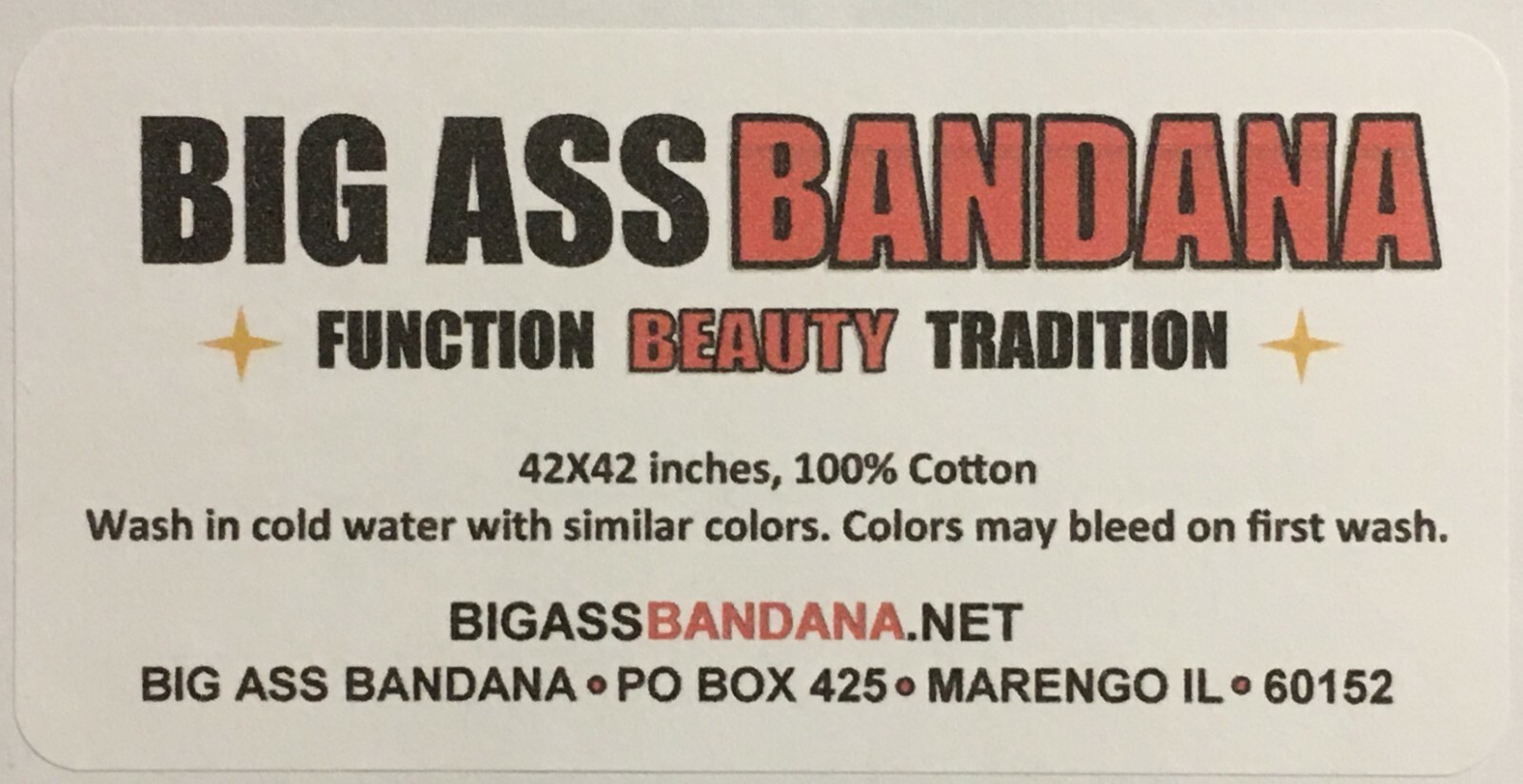 BIG ASS BANDANA Extra Large Texas Size Paisley Bandana 42x42 in