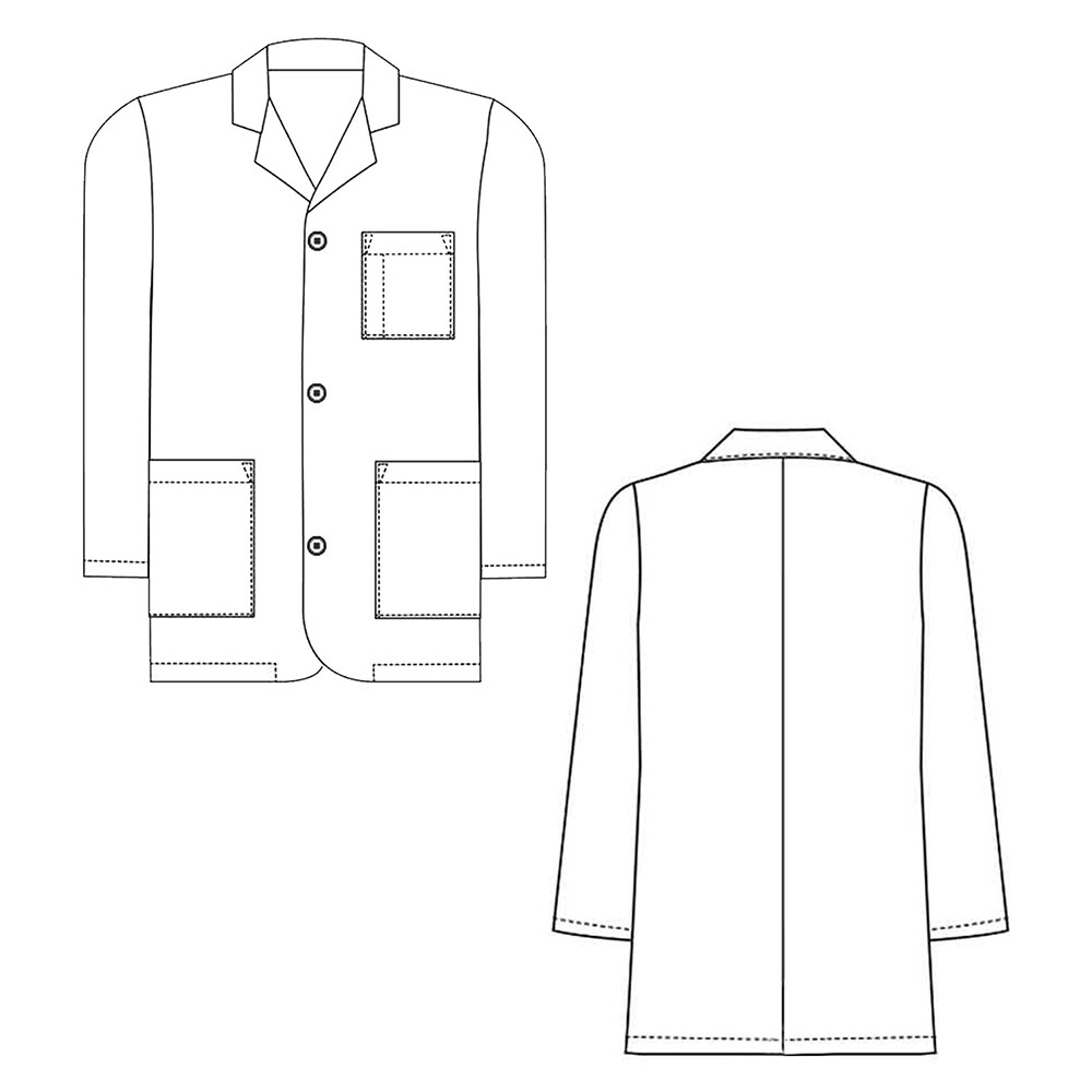 HEEDFIT Lab Coat Unisex - Classic 31" White Lab Coat 1106 FREE SHIPPING!