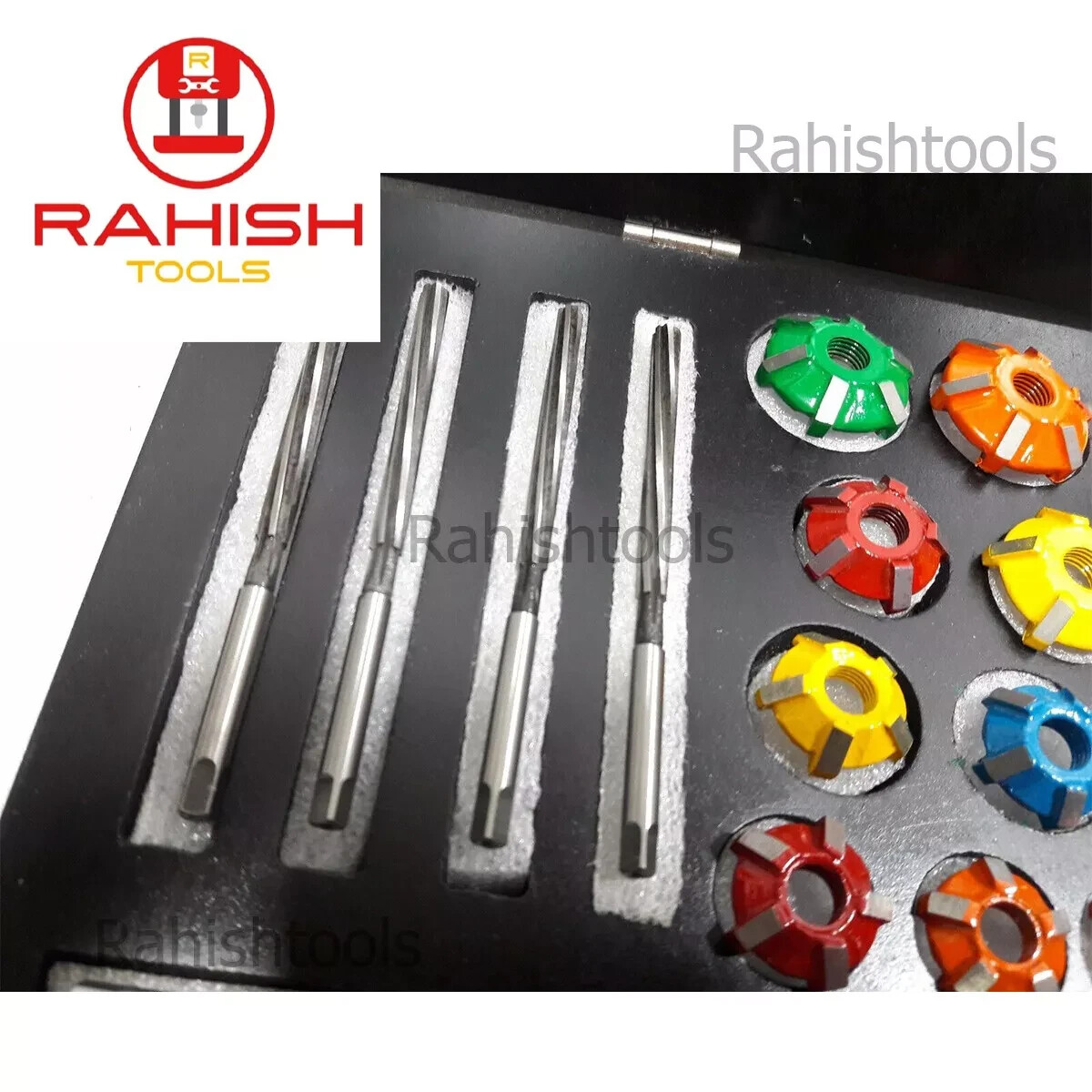 Valve Job Seat Cutter Set Carbide Tipped For Motorcycles 3 Angle RAHISHTOOLS
