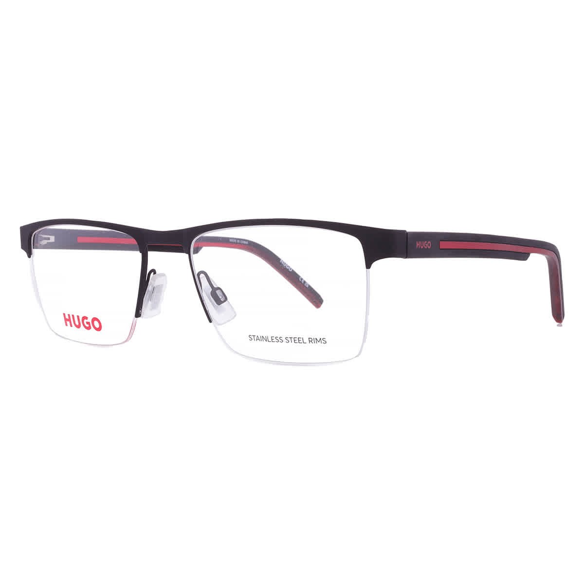 Hugo Boss Demo Rectangular Men's Eyeglasses HG 1066 0BLX 55 HG 1066 0BLX 55