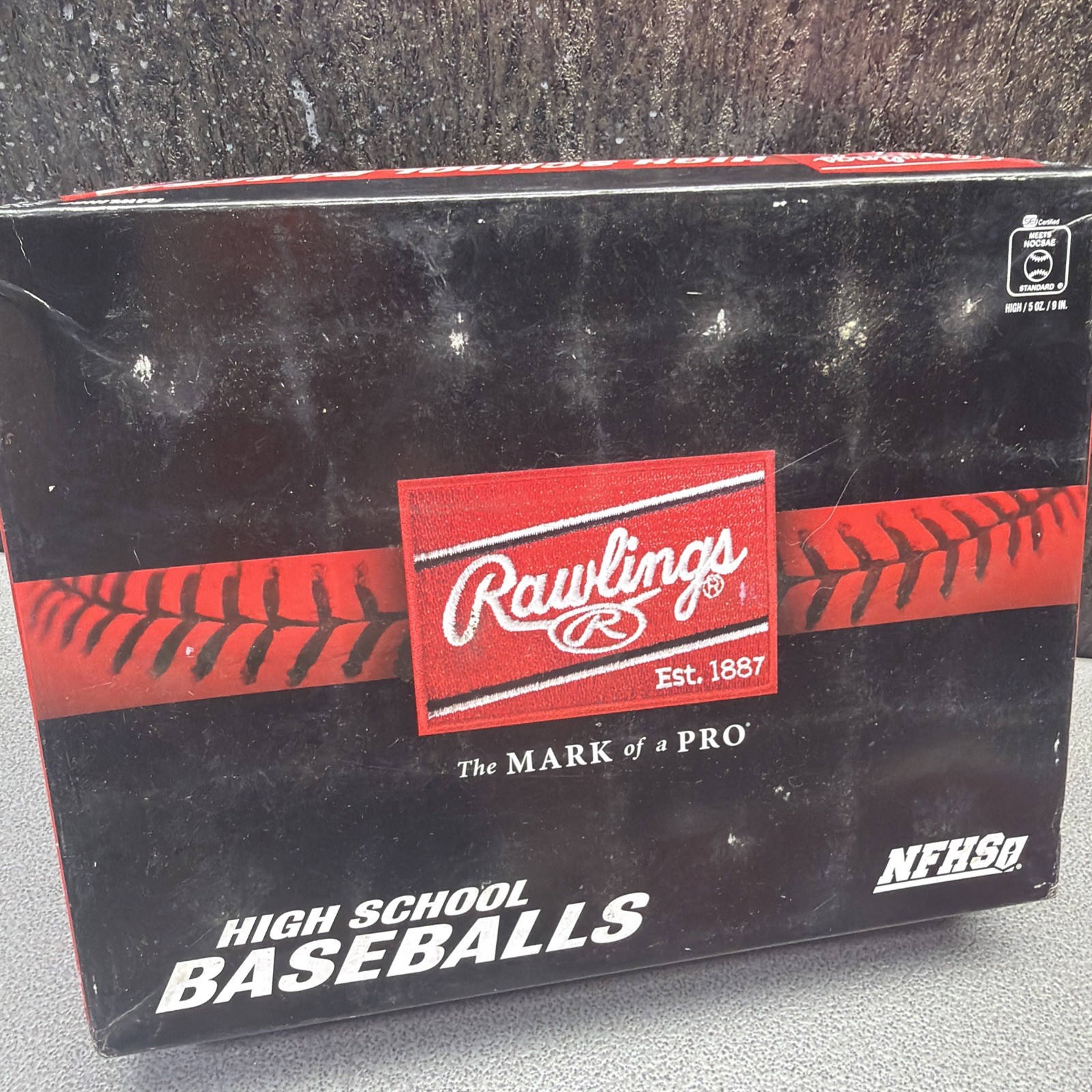 12-PACK RAWLINGS NFHS HIGH SCHOOL BASEBALLS ( NEW OTHER )