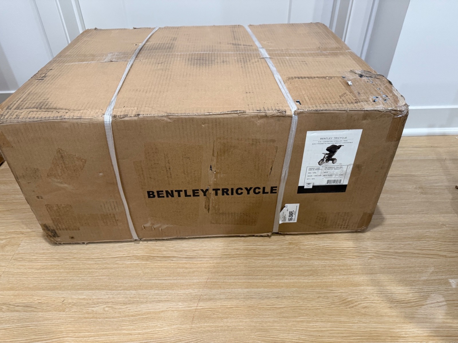 Convertible stroller - Bentley 6 in 1 Convertible Tricycle - Onyx Black