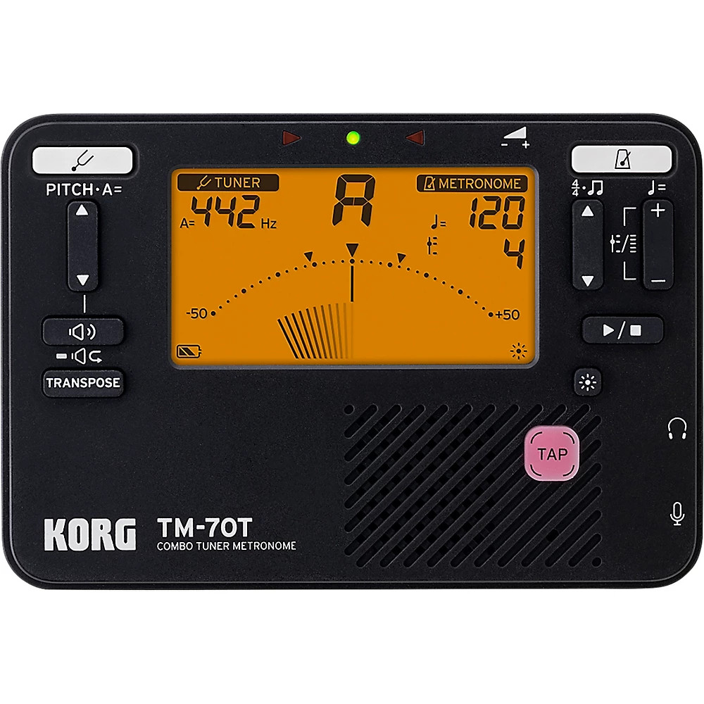 KORG TM-70 Tuner/Metronome Black