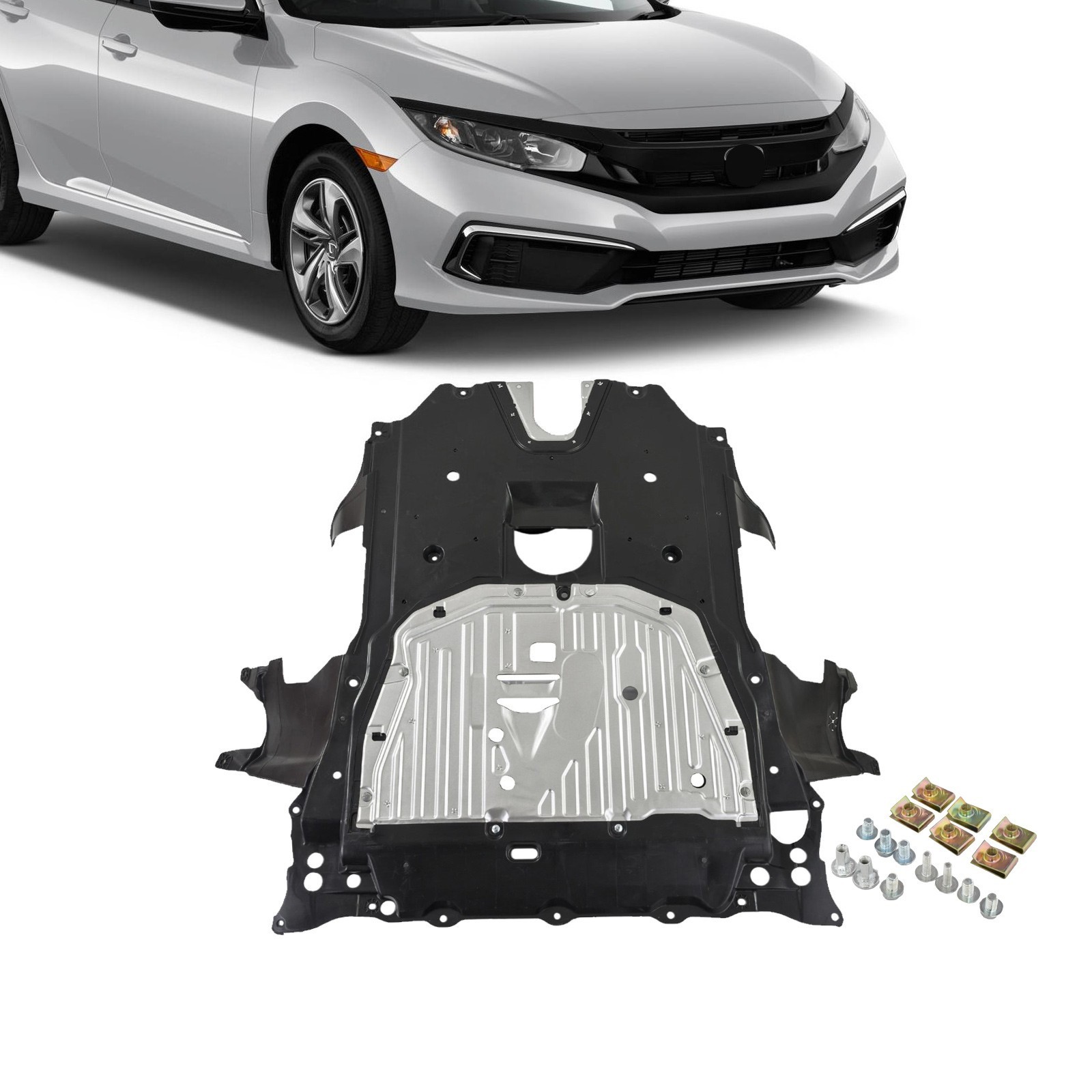 Fits Honda Civic 2016-2021 Engine Cover Splash Under Shield 74110TBCA00