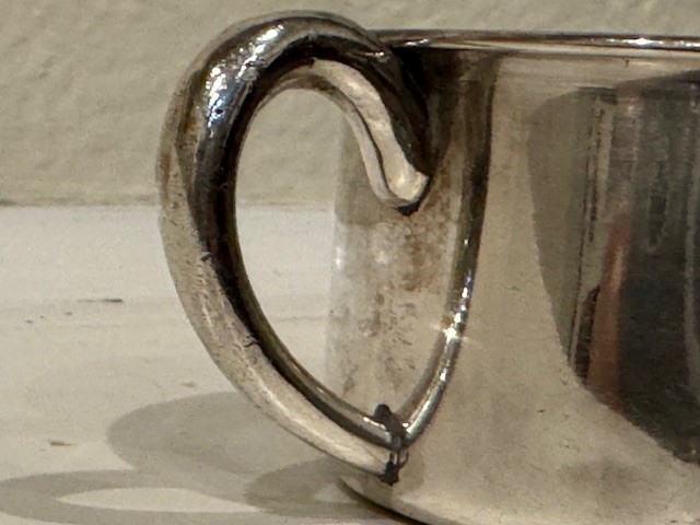 Vintage 950 Sterling Silver Baby Cup (46 grams)