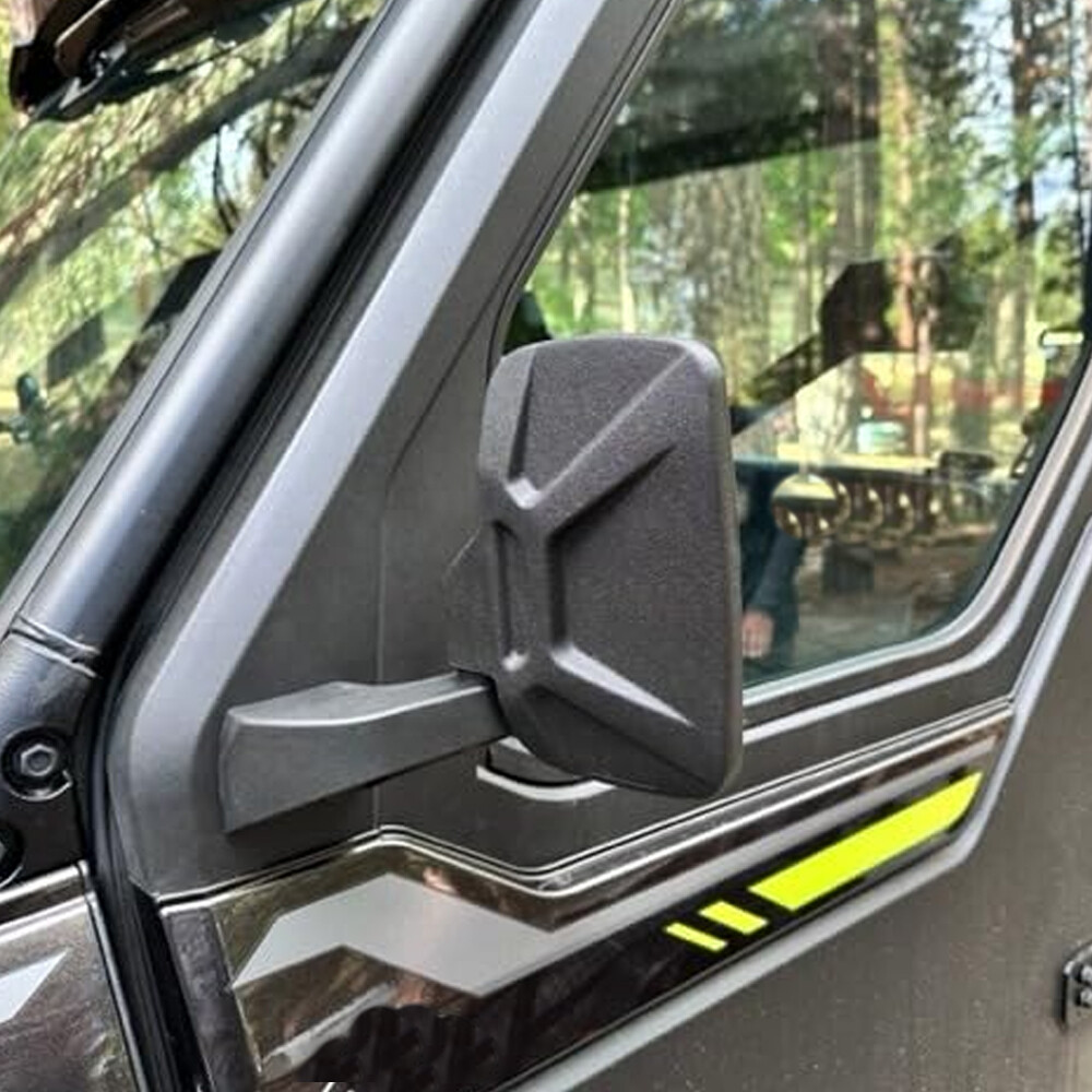 #2889241 UTV Rear View Side Mirrors Door Mounted or Polaris Ranger 1000 XP 18-25